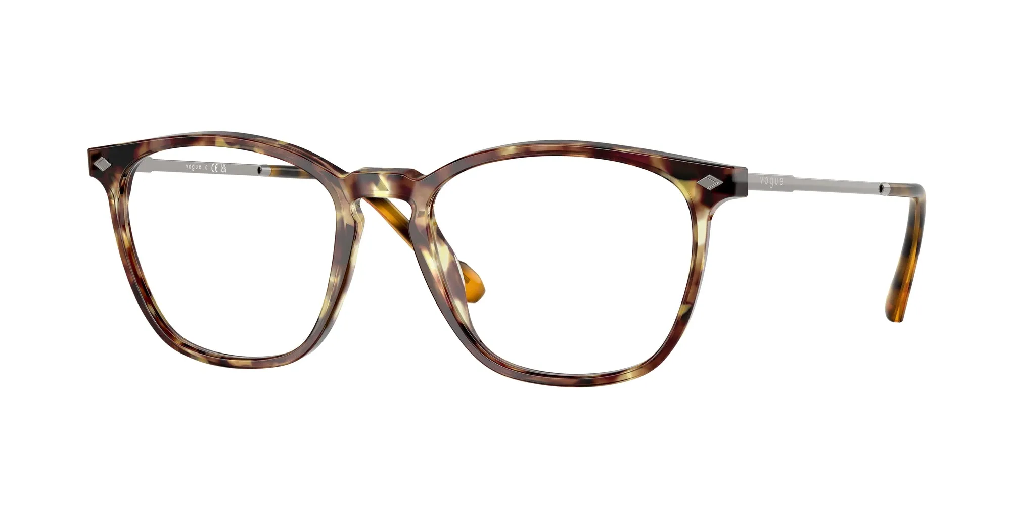 VOGUE EYEWEAR VO5614 3186 Montature da vista Acetato Tartaruga Trasparente Pillow Normale - immagine 1