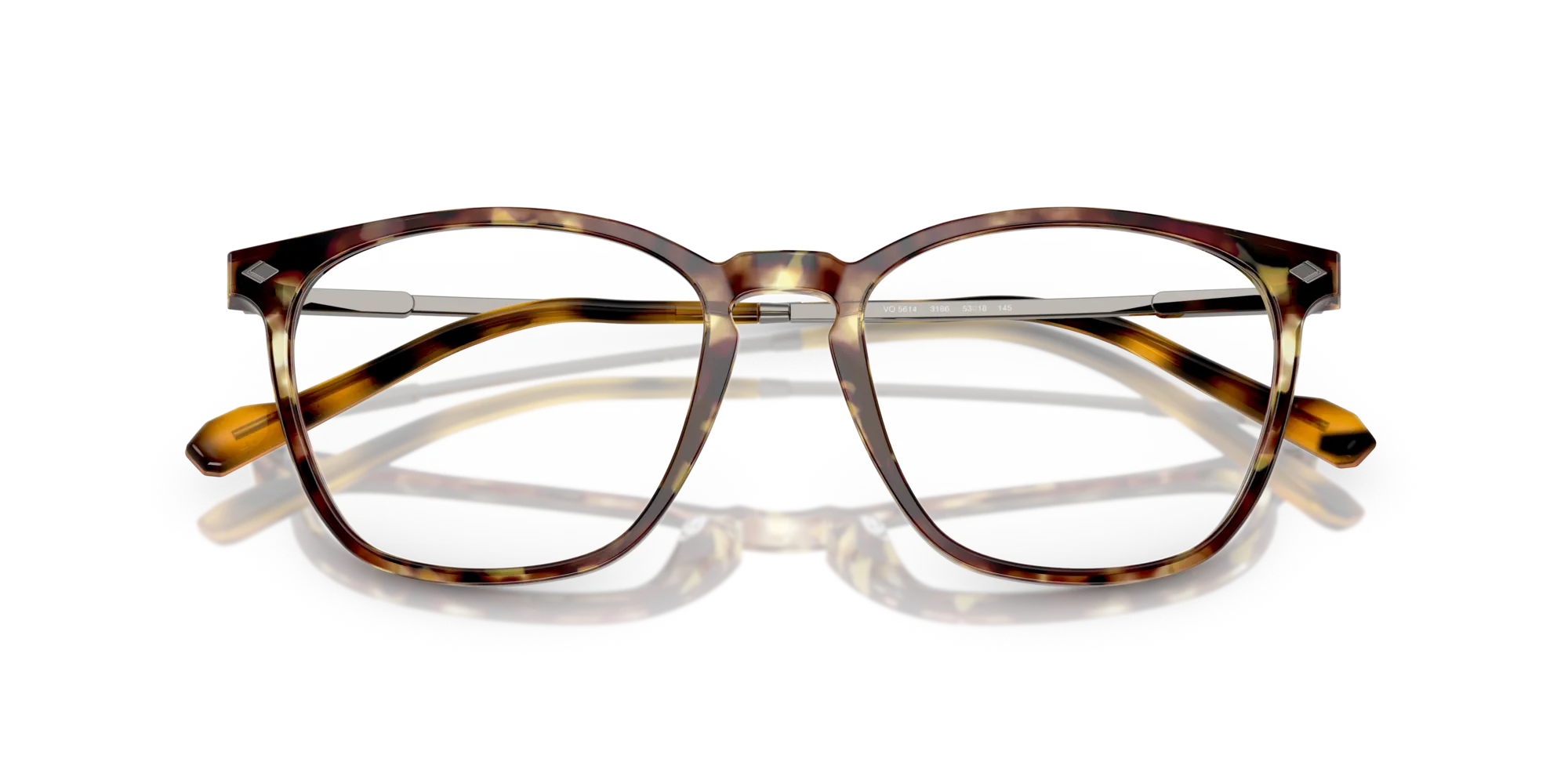 VOGUE EYEWEAR VO5614 3186 Montature da vista Acetato Tartaruga Trasparente Pillow Normale - immagine 2