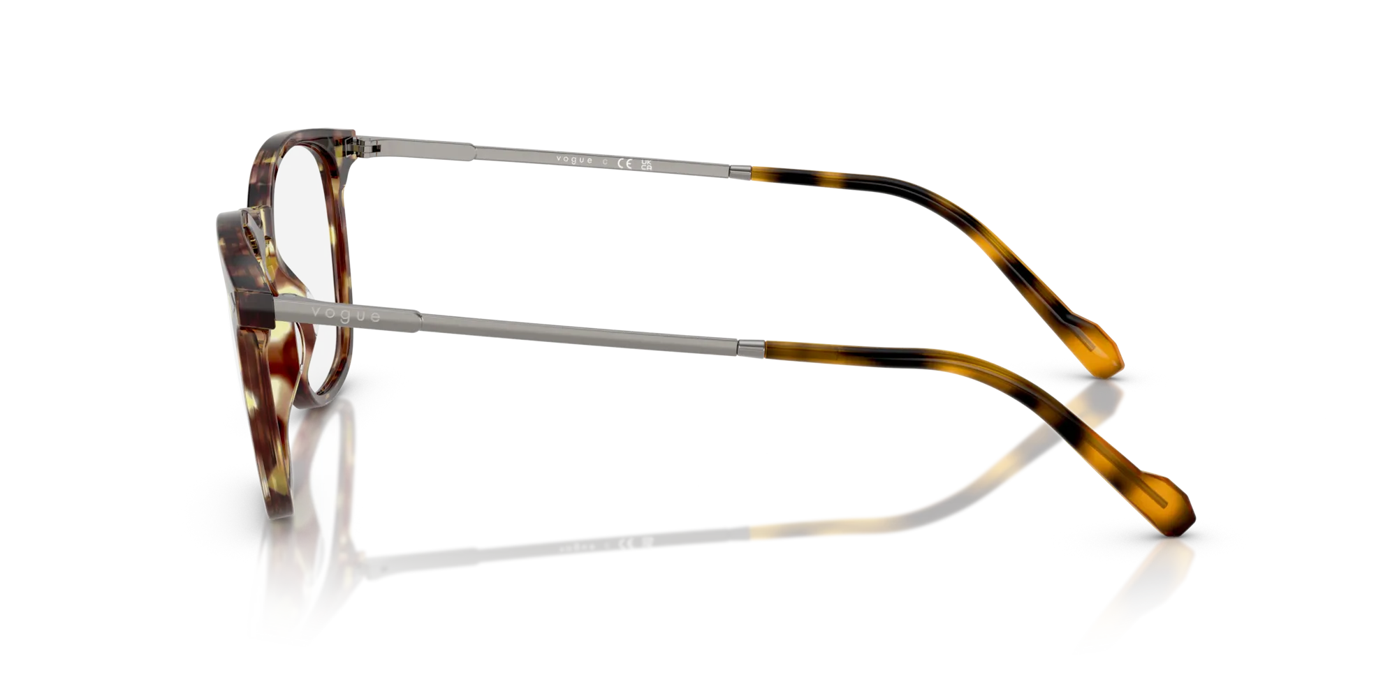 VOGUE EYEWEAR VO5614 3186 Montature da vista Acetato Tartaruga Trasparente Pillow Normale - immagine 4