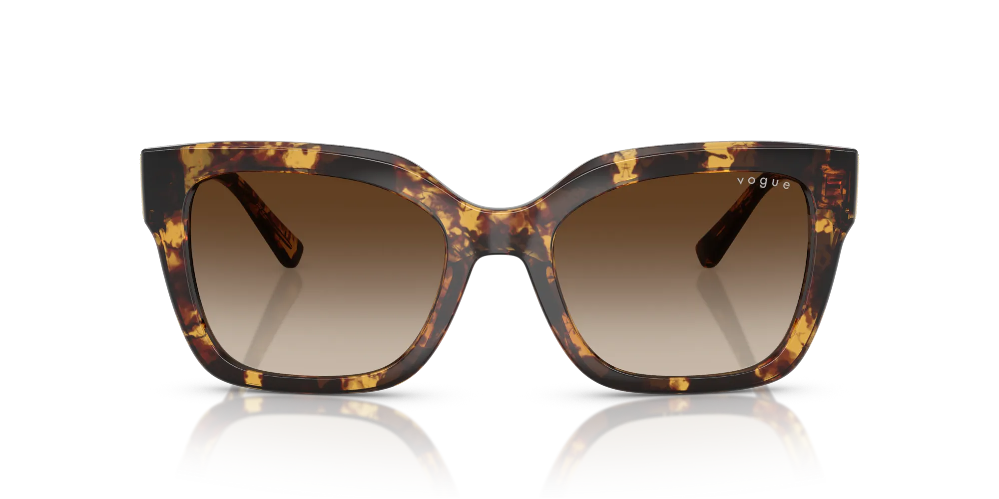 VOGUE EYEWEAR VO5613SB 317913 Occhiali da sole Nylon Tartaruga Marrone Squadrata Normale Sfumato - immagine 3
