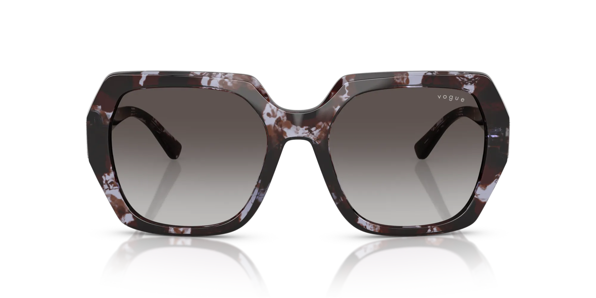 VOGUE EYEWEAR VO5612SB 31788G Occhiali da sole Nylon Viola Grigio Geometrica Normale Sfumato - immagine 3