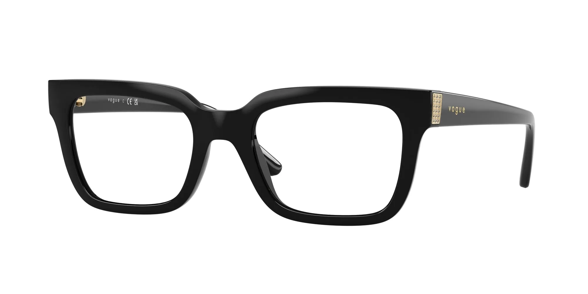 VOGUE EYEWEAR VO5611B W44 Montature da vista Nylon Nero Pillow Normale - immagine 1