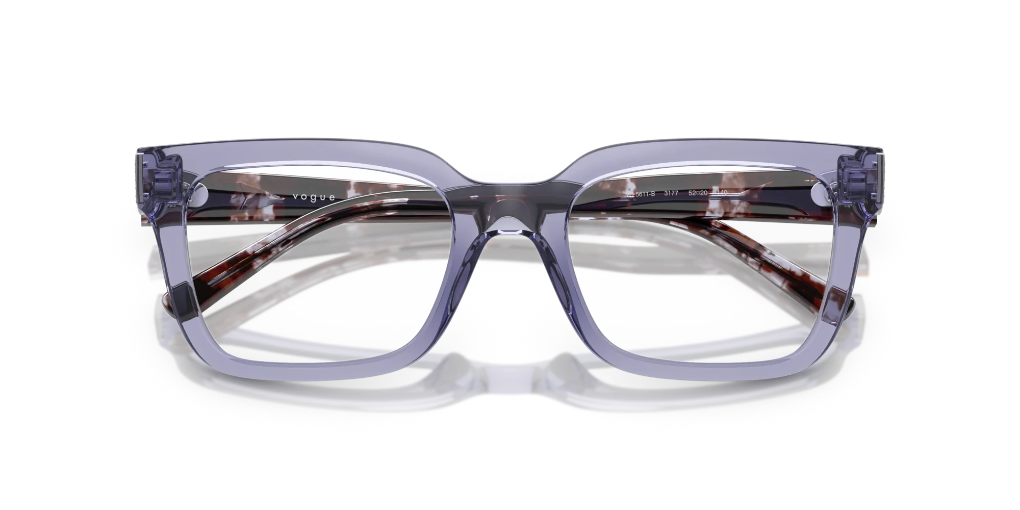 VOGUE EYEWEAR VO5611B 3177 Montature da vista Nylon Viola Pillow Normale - immagine 2