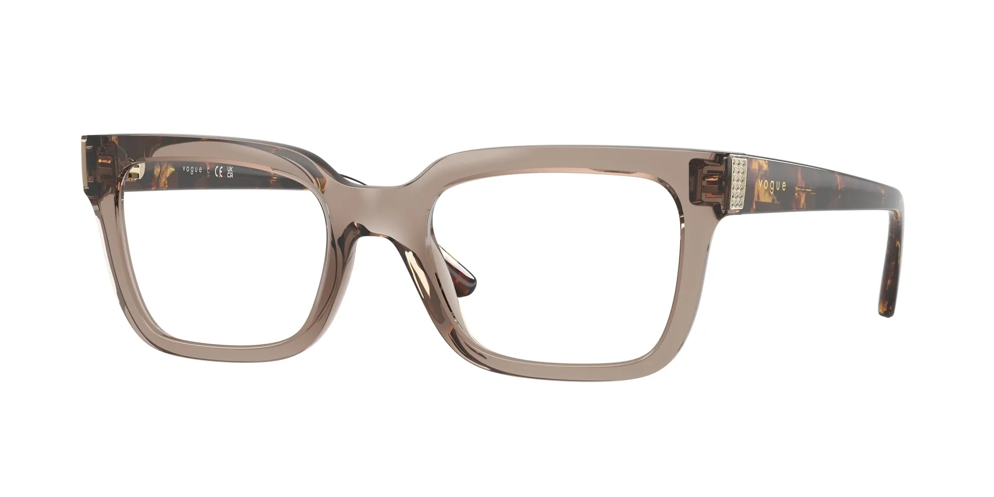 VOGUE EYEWEAR VO5611B 2940 Montature da vista Nylon Marrone Pillow Normale - immagine 1
