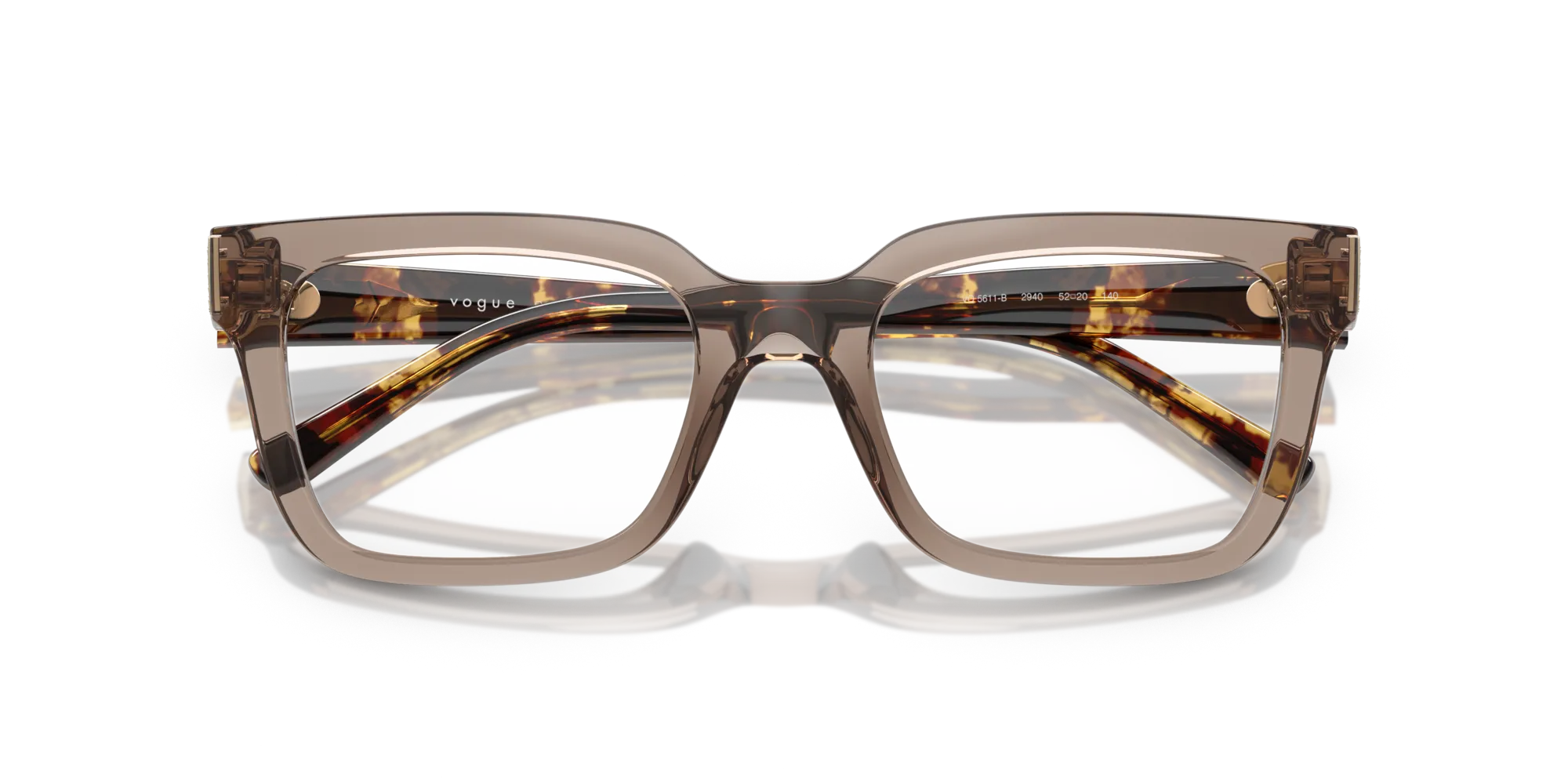 VOGUE EYEWEAR VO5611B 2940 Montature da vista Nylon Marrone Pillow Normale - immagine 2