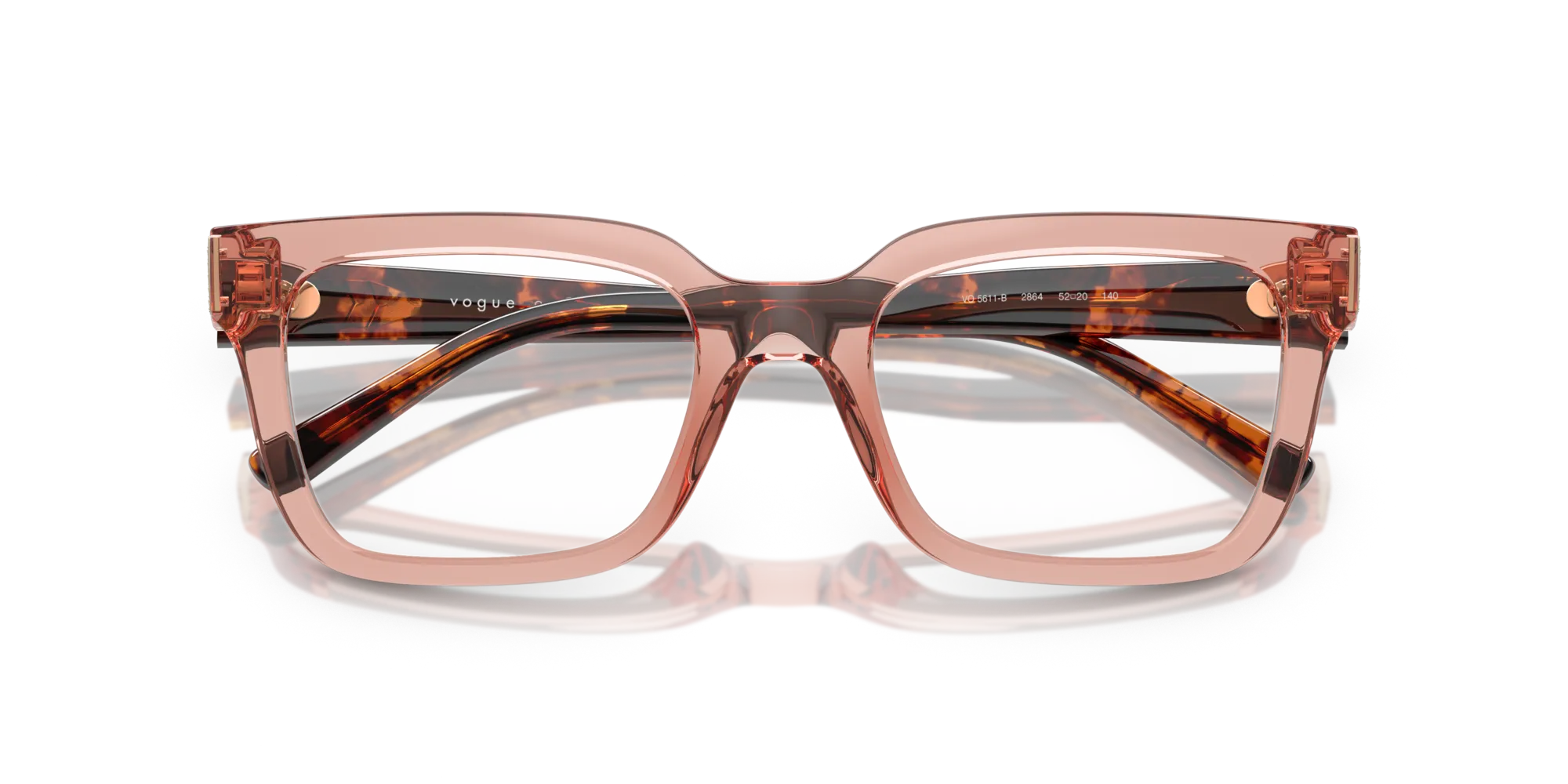 VOGUE EYEWEAR VO5611B 2864 Montature da vista Nylon Rosa Pillow Normale - immagine 2