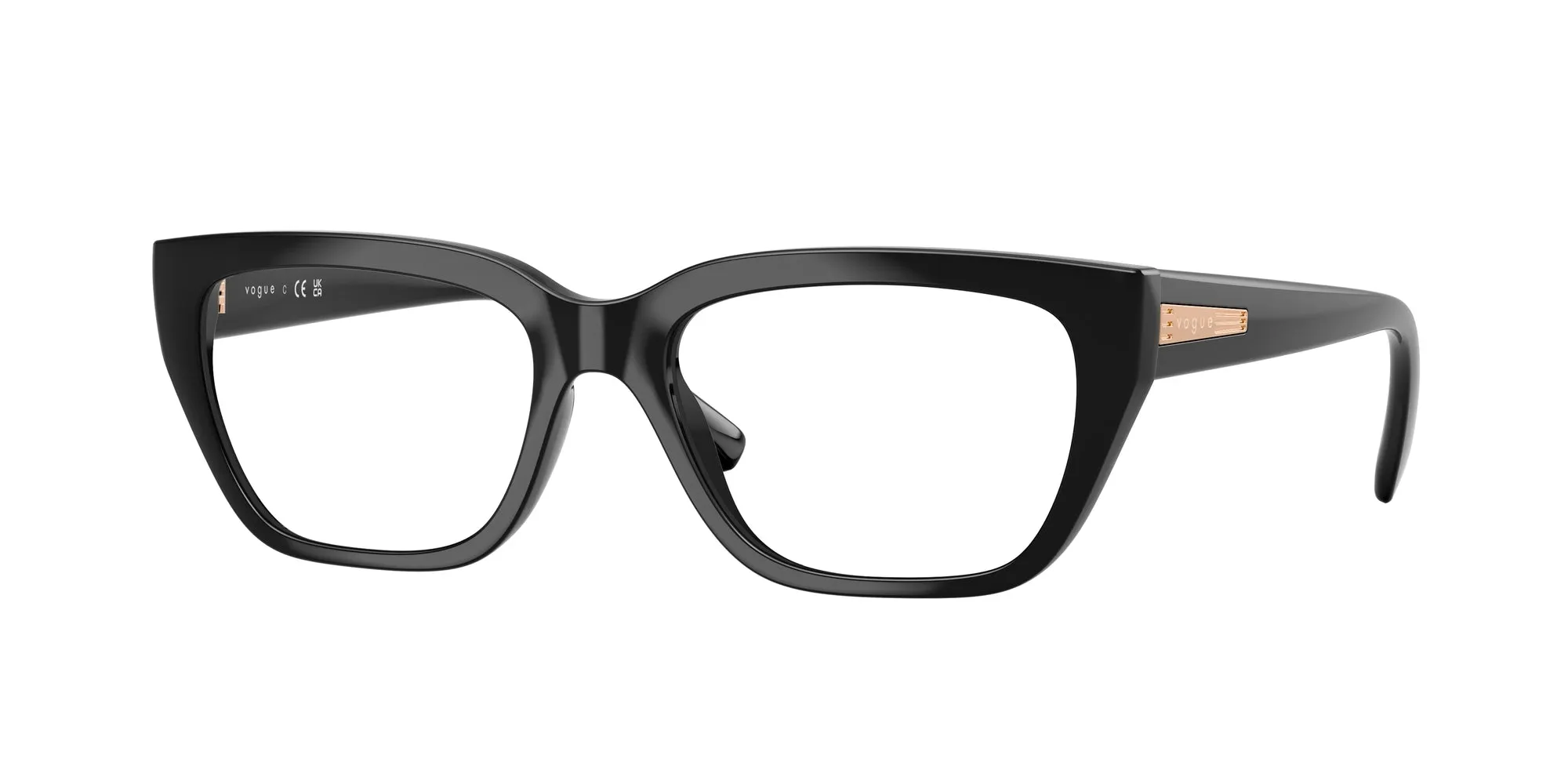 VOGUE EYEWEAR VO5609 W44 Montature da vista Nylon Nero Pillow Normale - immagine 1