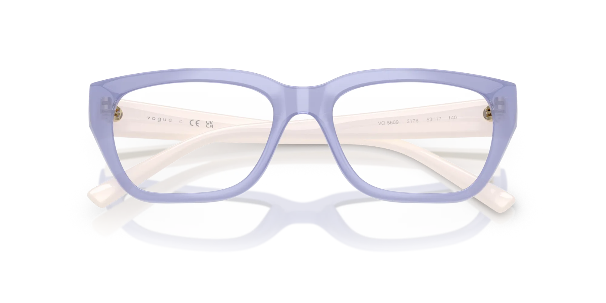 VOGUE EYEWEAR VO5609 3176 Montature da vista Nylon Viola Pillow Normale - immagine 2