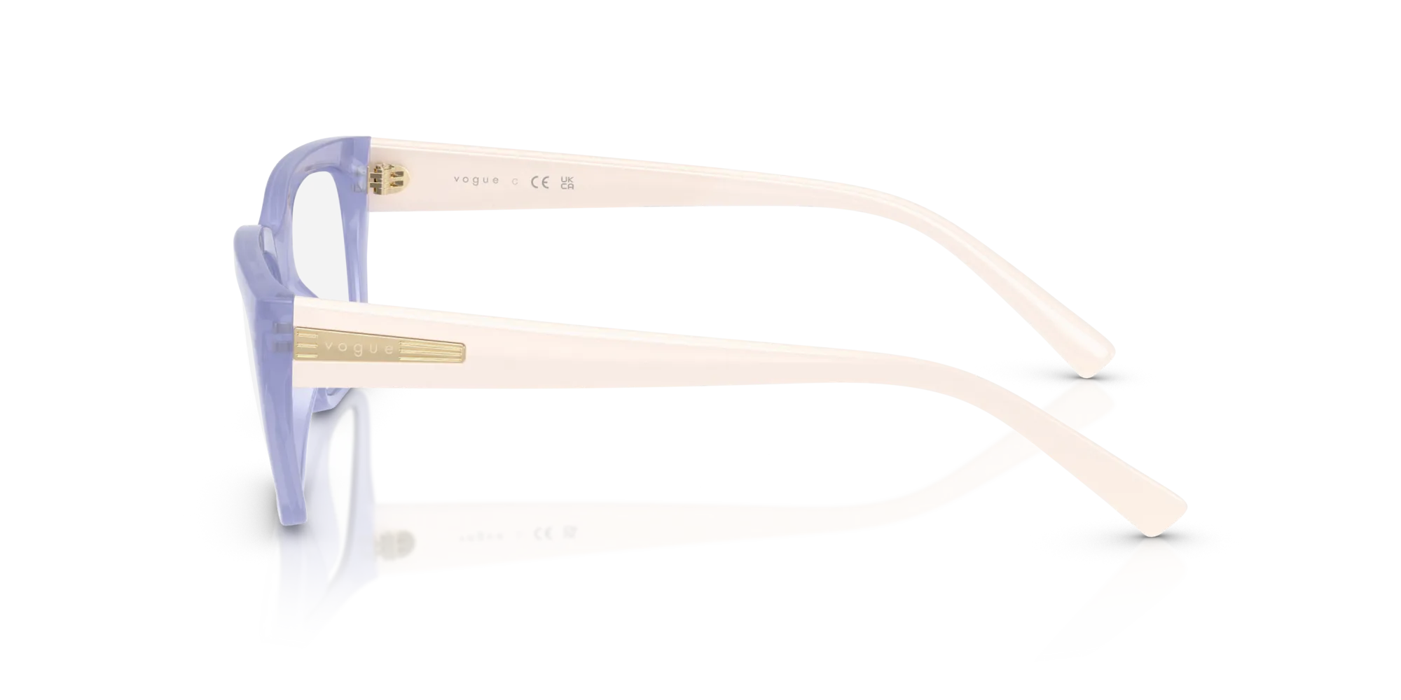 VOGUE EYEWEAR VO5609 3176 Montature da vista Nylon Viola Pillow Normale - immagine 4