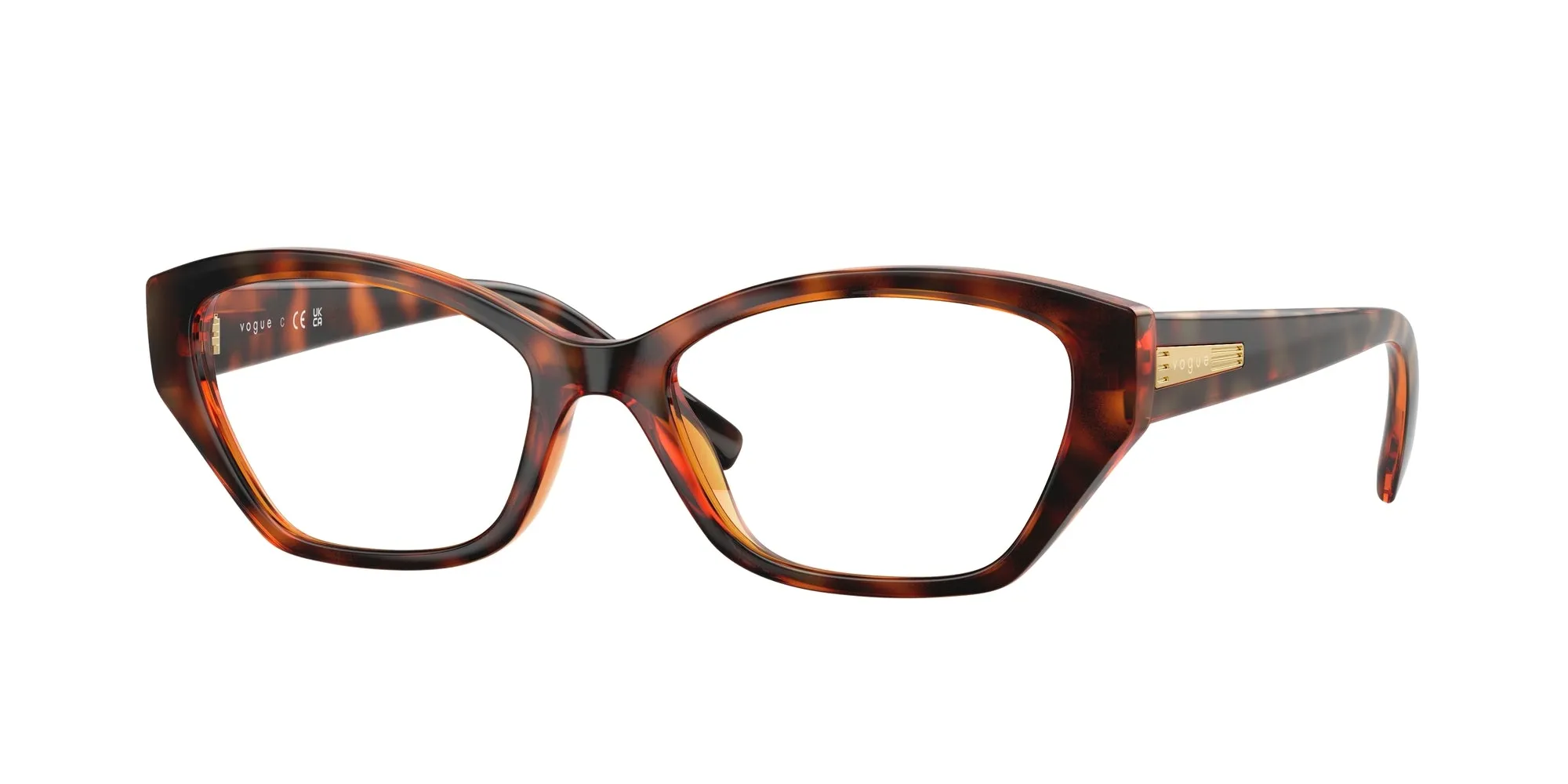 VOGUE EYEWEAR VO5608 W656 Montature da vista Nylon Marrone Cat Eye Normale - immagine 1