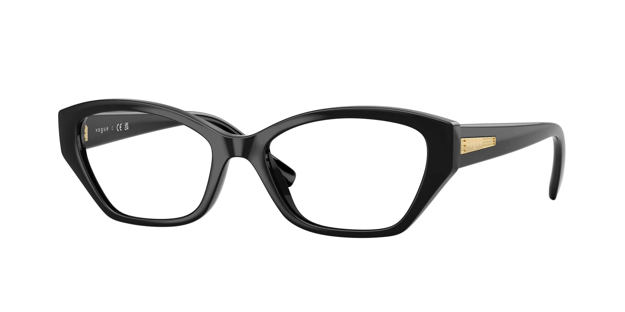 VOGUE EYEWEAR VO5608 W44 Montature da vista Nylon Nero Cat Eye Normale - immagine 1