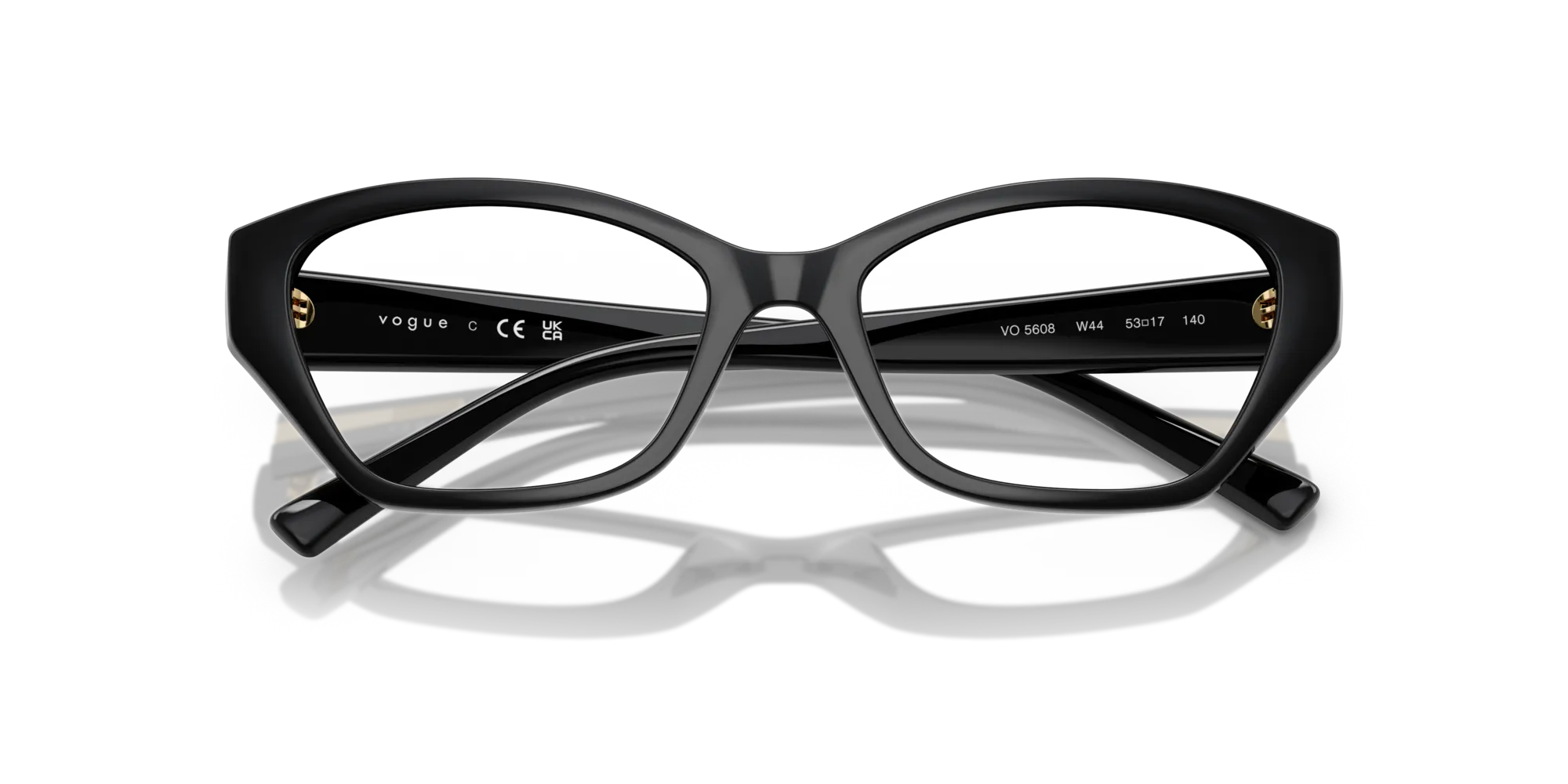 VOGUE EYEWEAR VO5608 W44 Montature da vista Nylon Nero Cat Eye Normale - immagine 2