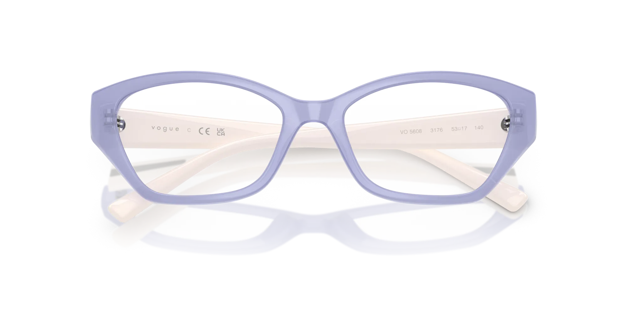 VOGUE EYEWEAR VO5608 3176 Montature da vista Nylon Viola Cat Eye Normale - immagine 2