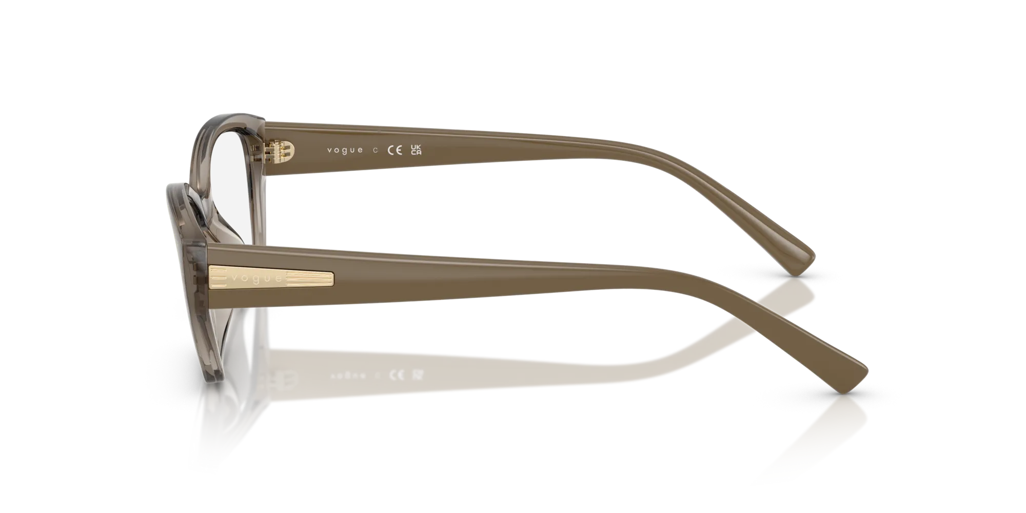 VOGUE EYEWEAR VO5608 3156 Montature da vista Nylon Marrone Cat Eye Normale - immagine 4