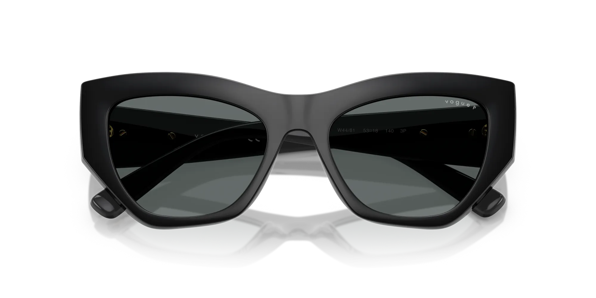 VOGUE EYEWEAR VO5607S W44/81 Occhiali da sole Nylon Nero Grigio Geometrica Polarizzata - immagine 2