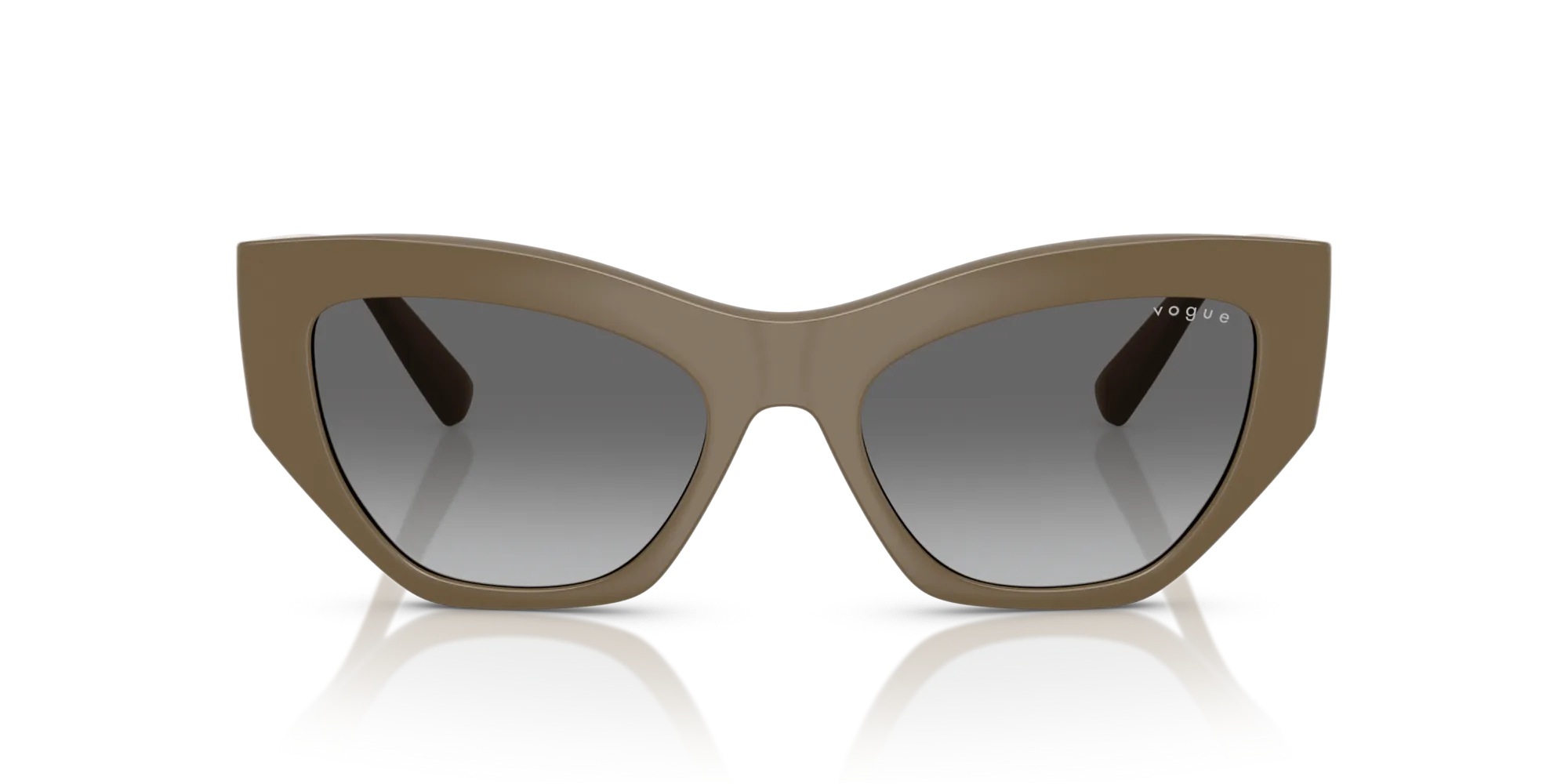 VOGUE EYEWEAR VO5607S 317511 Occhiali da sole Nylon Marrone Grigio Geometrica Normale Sfumato - immagine 3
