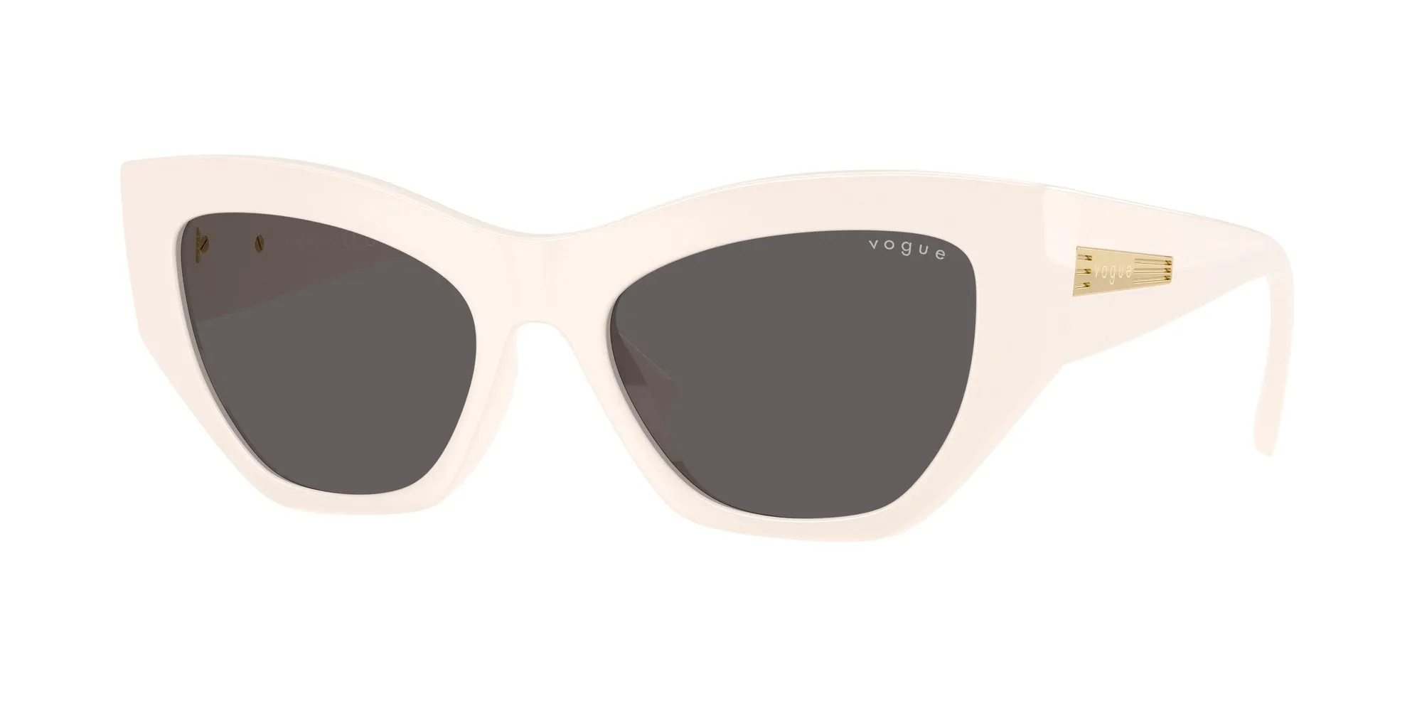 VOGUE EYEWEAR VO5607S 312487 Occhiali da sole Nylon Bianco Grigio Geometrica Normale - immagine 1