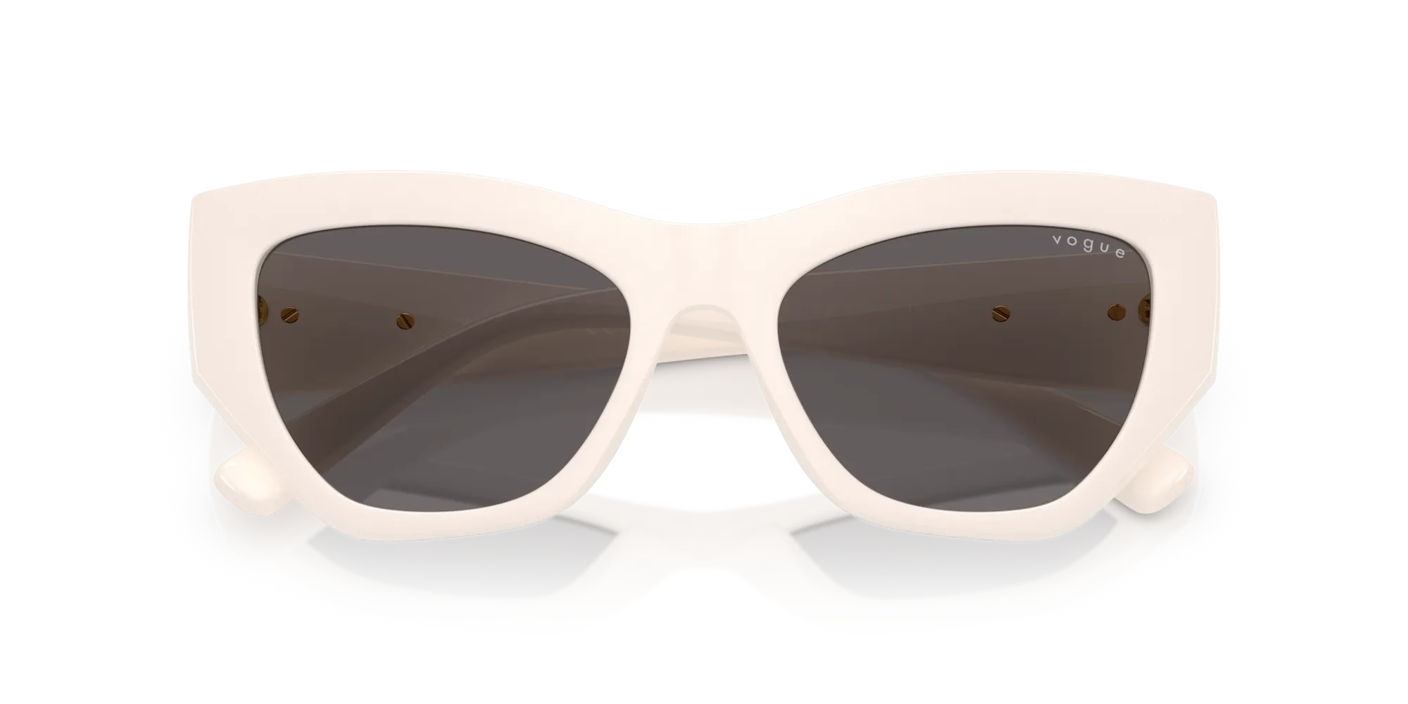 VOGUE EYEWEAR VO5607S 312487 Occhiali da sole Nylon Bianco Grigio Geometrica Normale - immagine 2