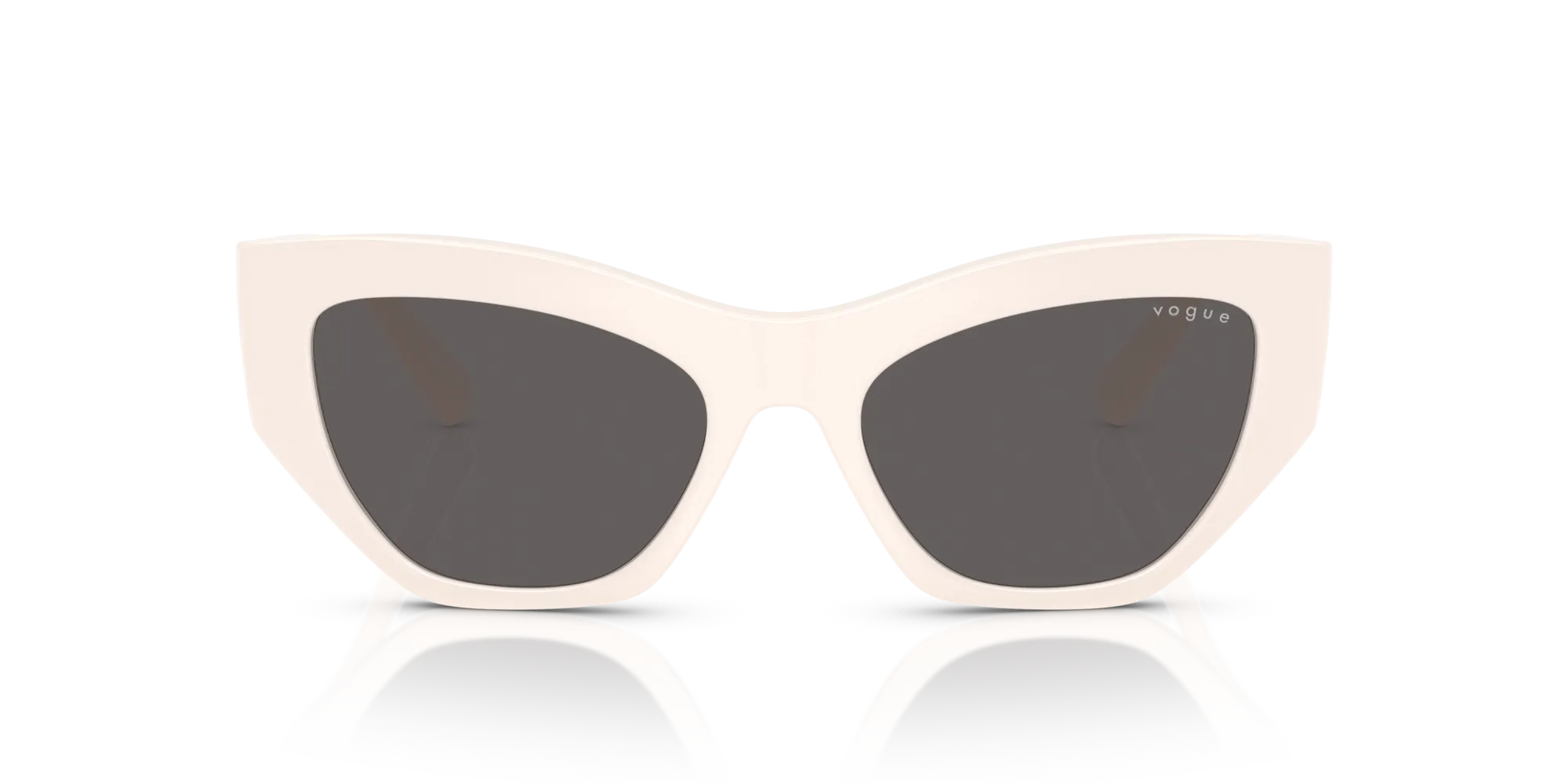 VOGUE EYEWEAR VO5607S 312487 Occhiali da sole Nylon Bianco Grigio Geometrica Normale - immagine 3
