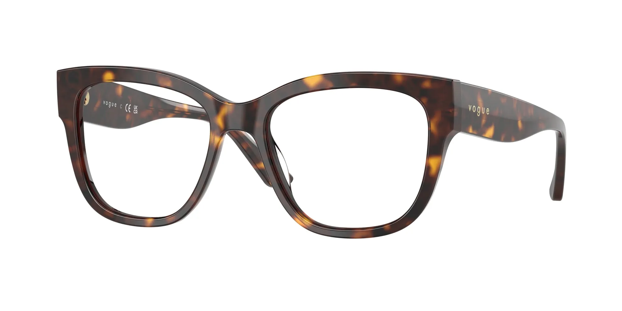 VOGUE EYEWEAR VO5605 W656 Montature da vista Acetato Marrone Squadrata Normale - immagine 1