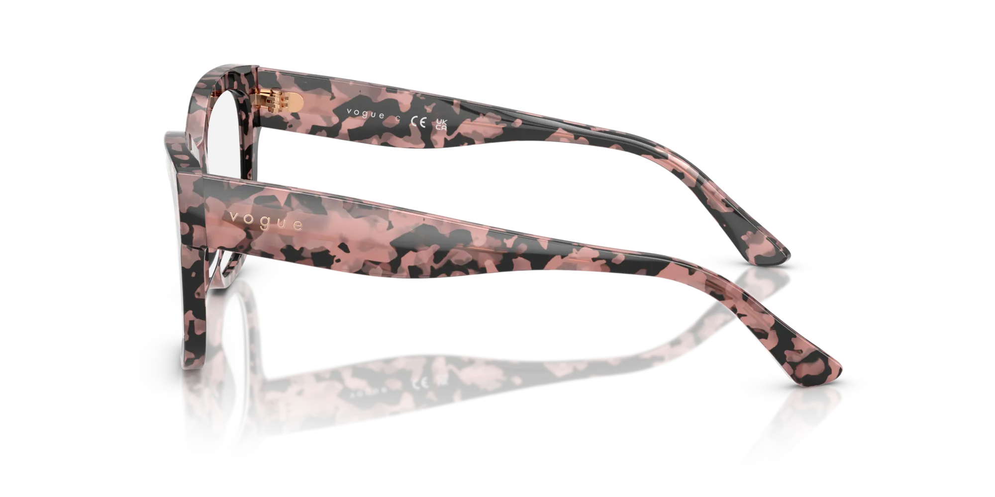 VOGUE EYEWEAR VO5605 3150 Montature da vista Acetato Tartaruga Squadrata Normale - immagine 4
