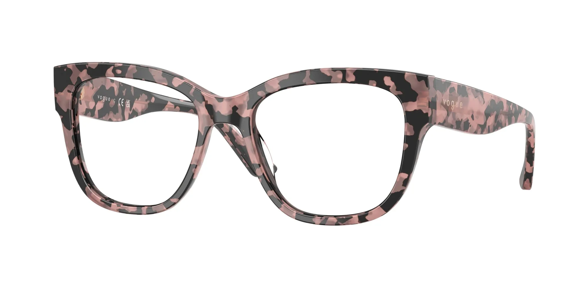 VOGUE EYEWEAR VO5605 3150 Montature da vista Acetato Tartaruga Squadrata Normale - immagine 1