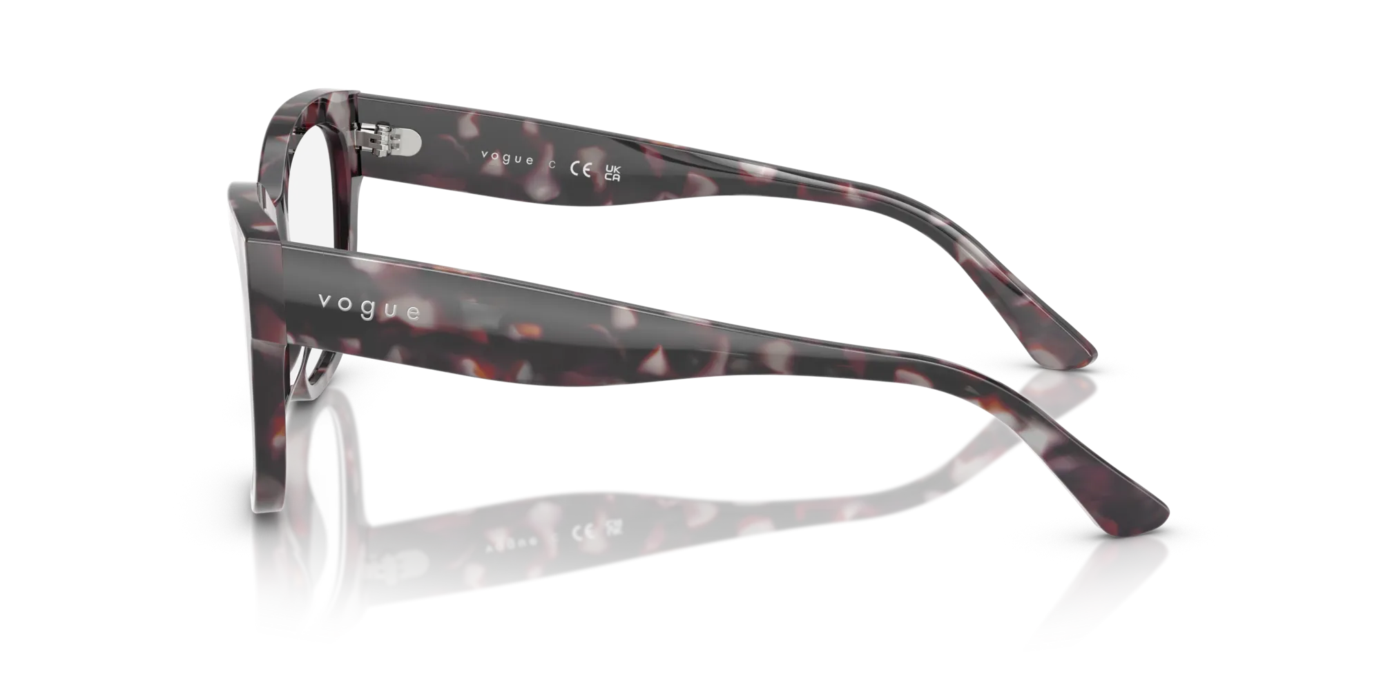 VOGUE EYEWEAR VO5605 3149 Montature da vista Acetato Grigio Squadrata Normale - immagine 4