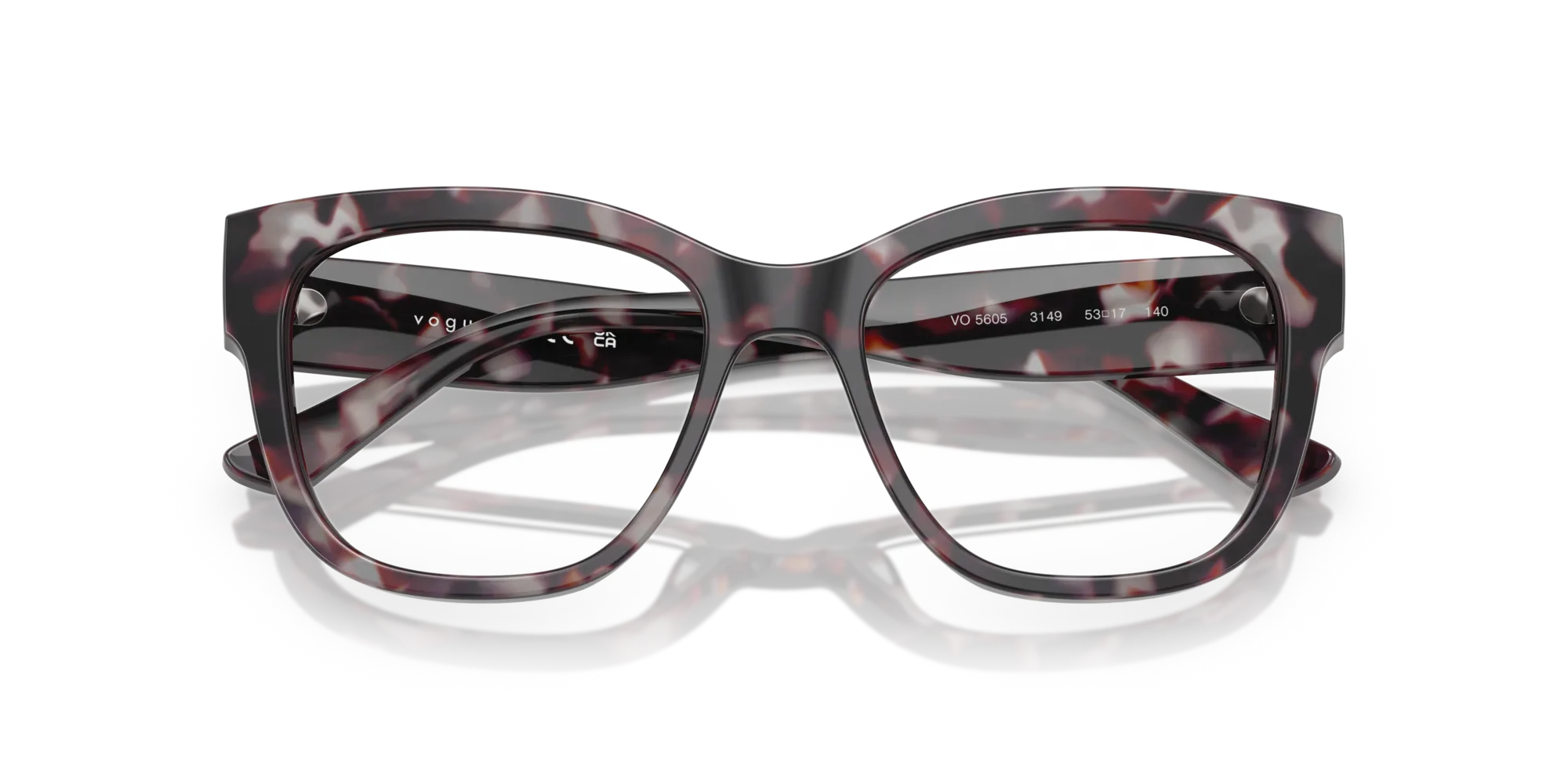 VOGUE EYEWEAR VO5605 3149 Montature da vista Acetato Grigio Squadrata Normale - immagine 2