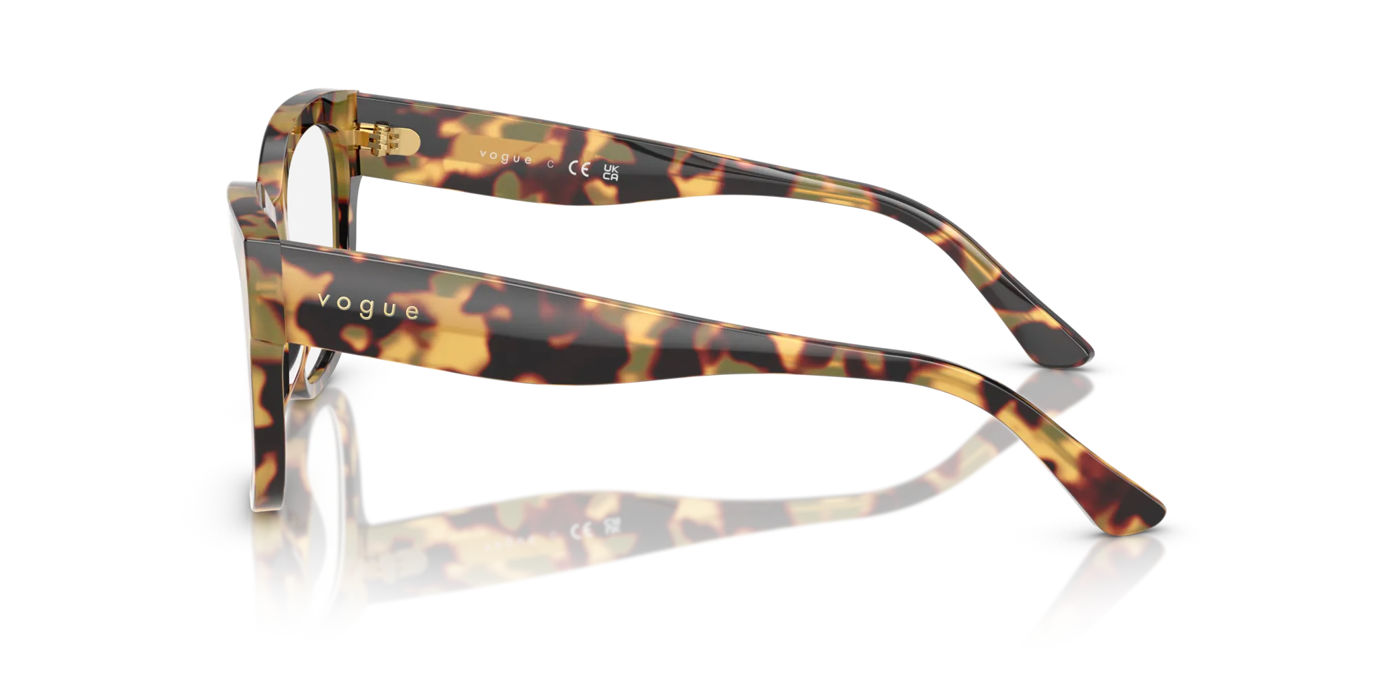 VOGUE EYEWEAR VO5605 2605 Montature da vista Acetato Tartaruga Squadrata Normale - immagine 4