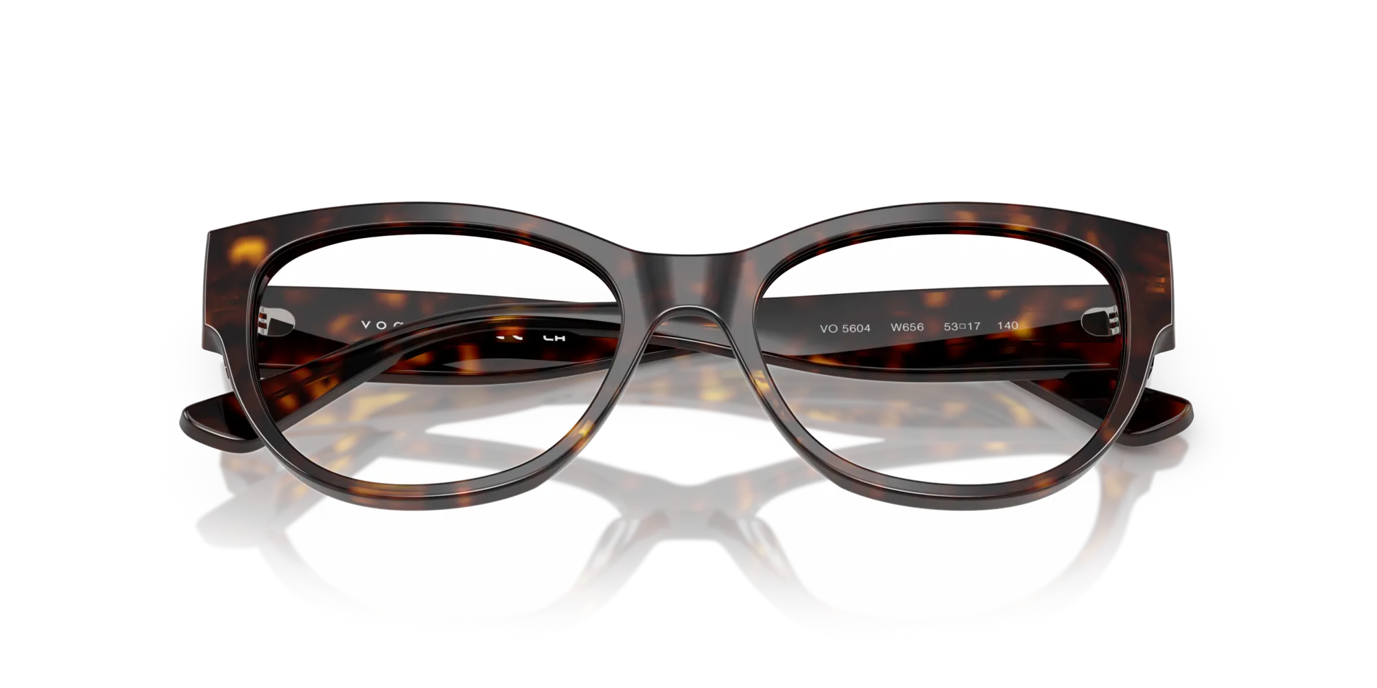 VOGUE EYEWEAR VO5604 W656 Montature da vista Acetato Marrone Cat Eye Normale - immagine 2