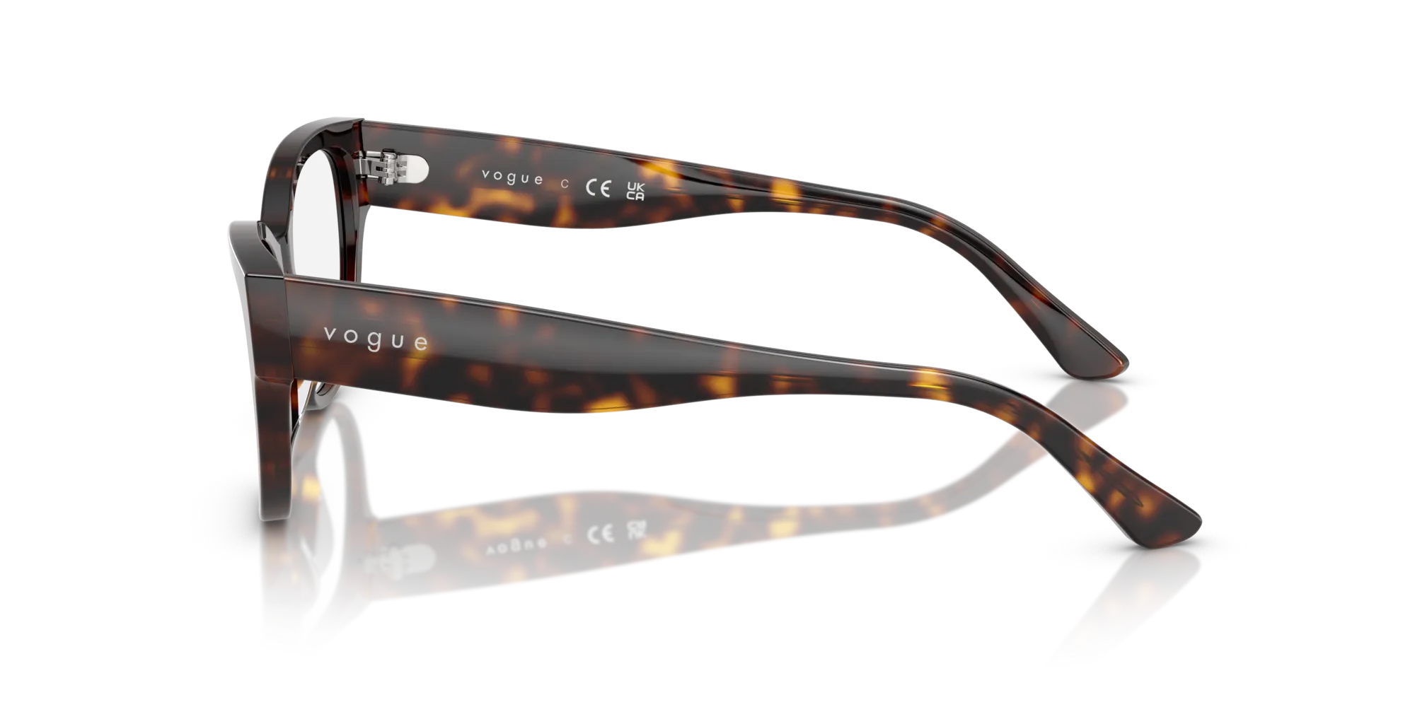 VOGUE EYEWEAR VO5604 W656 Montature da vista Acetato Marrone Cat Eye Normale - immagine 4