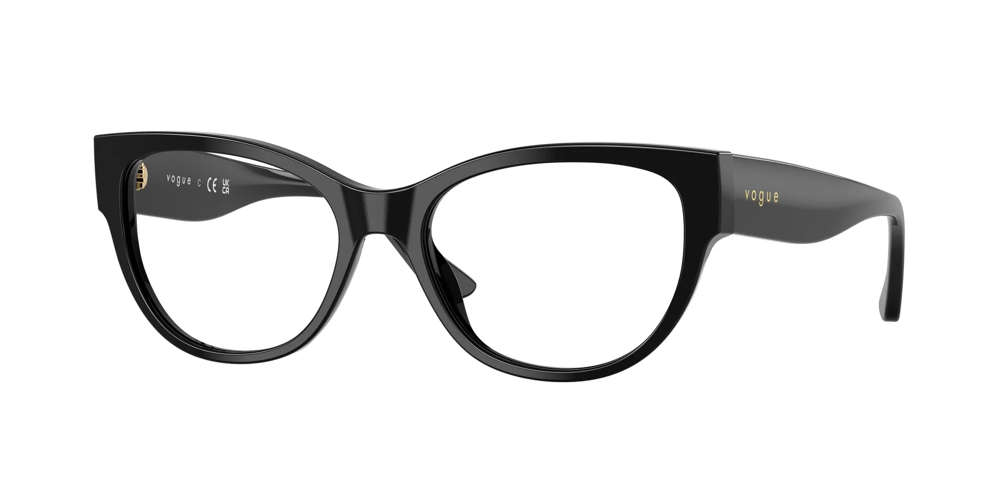 VOGUE EYEWEAR VO5604 W44 Montature da vista Acetato Nero Cat Eye Normale - immagine 1