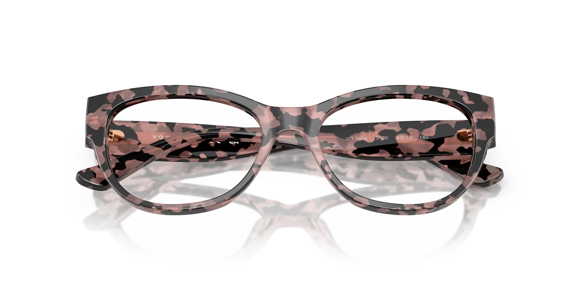 VOGUE EYEWEAR VO5604 3150 Montature da vista Acetato Tartaruga Cat Eye Normale - immagine 2