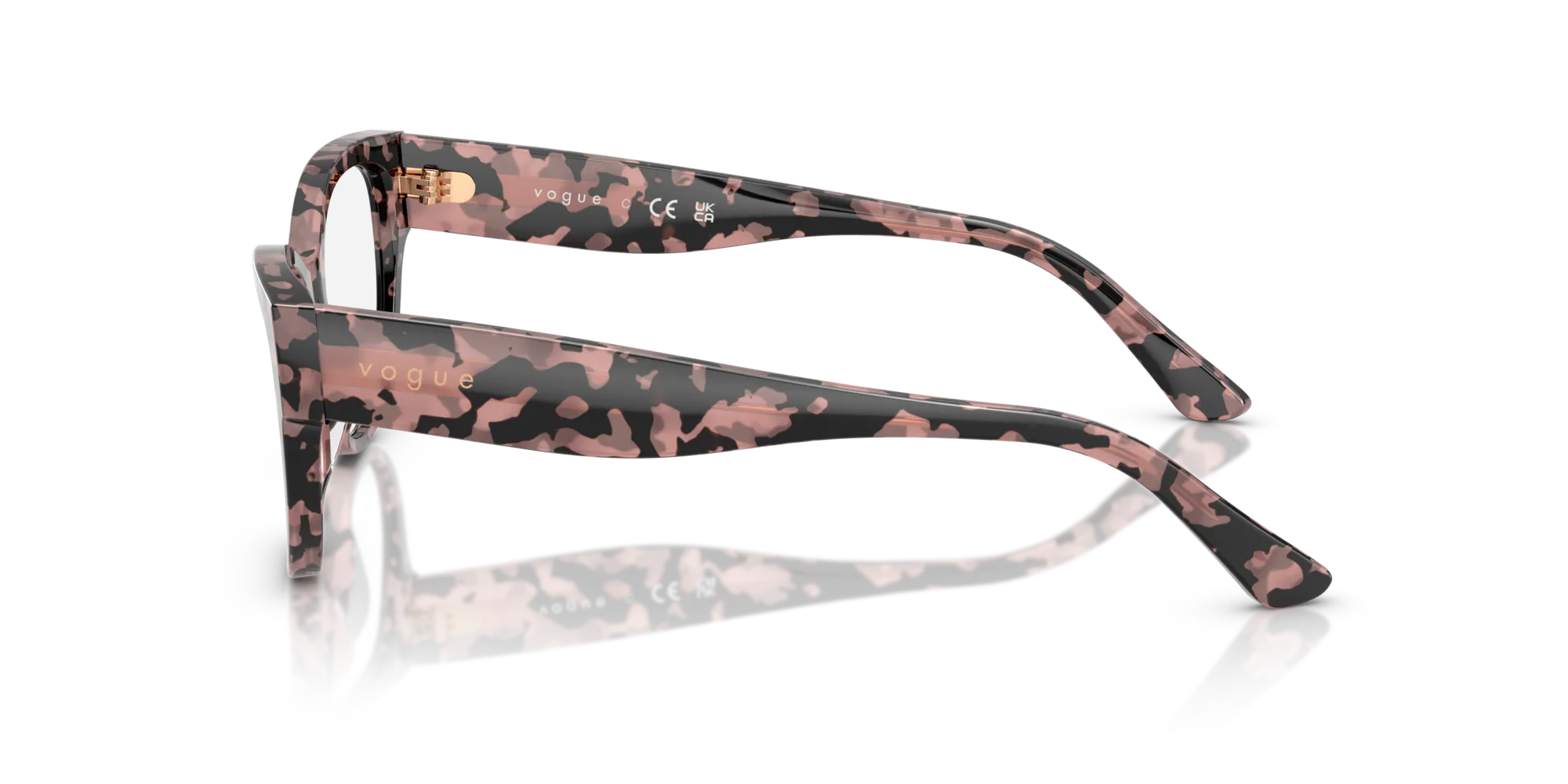 VOGUE EYEWEAR VO5604 3150 Montature da vista Acetato Tartaruga Cat Eye Normale - immagine 4