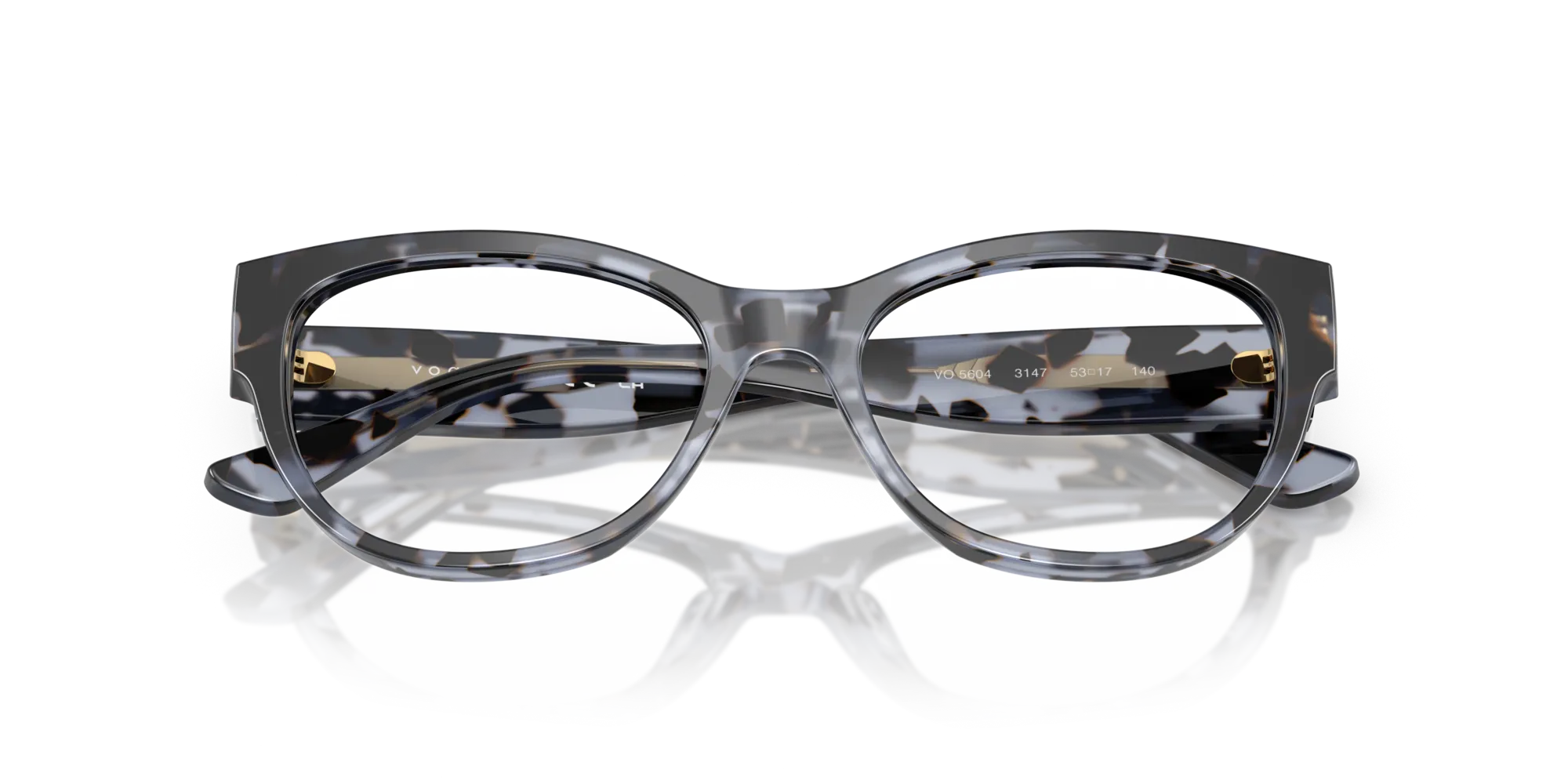VOGUE EYEWEAR VO5604 3147 Montature da vista Acetato Blu Cat Eye Normale - immagine 2