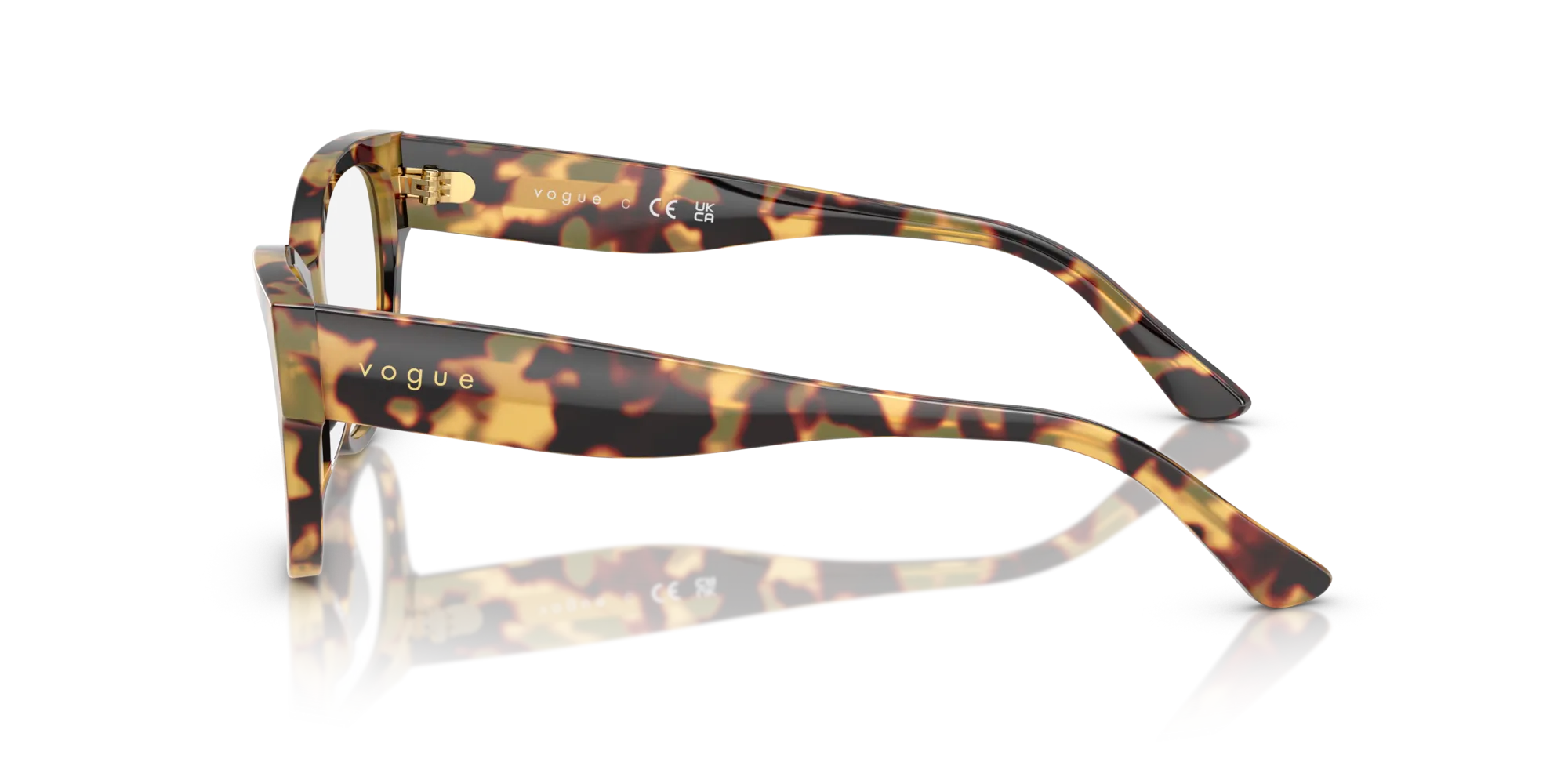 VOGUE EYEWEAR VO5604 2605 Montature da vista Acetato Tartaruga Cat Eye Normale - immagine 4