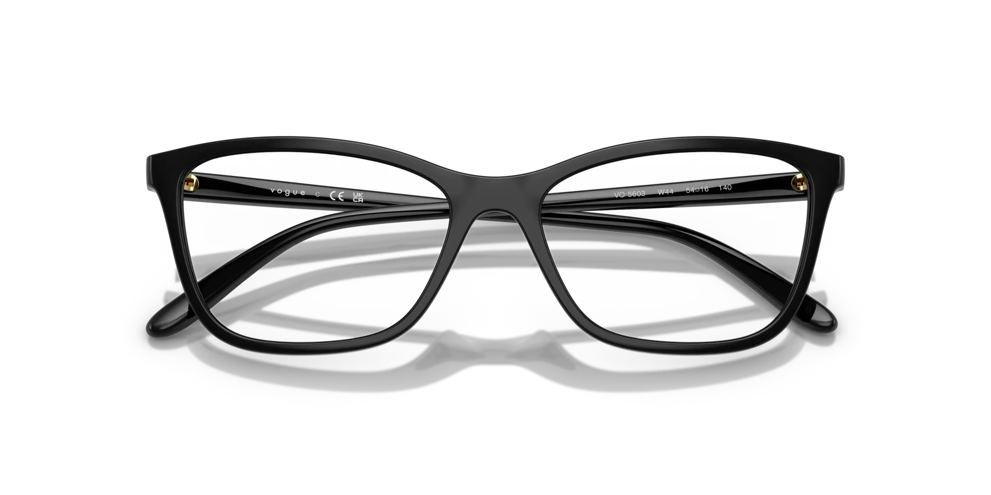 VOGUE EYEWEAR VO5603 W44 Montature da vista Nylon Nero Farfalla Normale - immagine 2