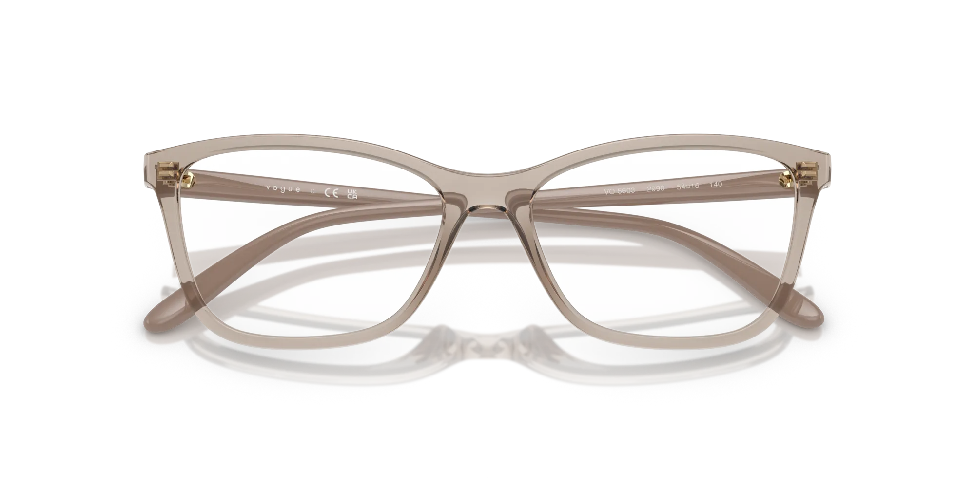 VOGUE EYEWEAR VO5603 2990 Montature da vista Nylon Marrone Farfalla Normale - immagine 2
