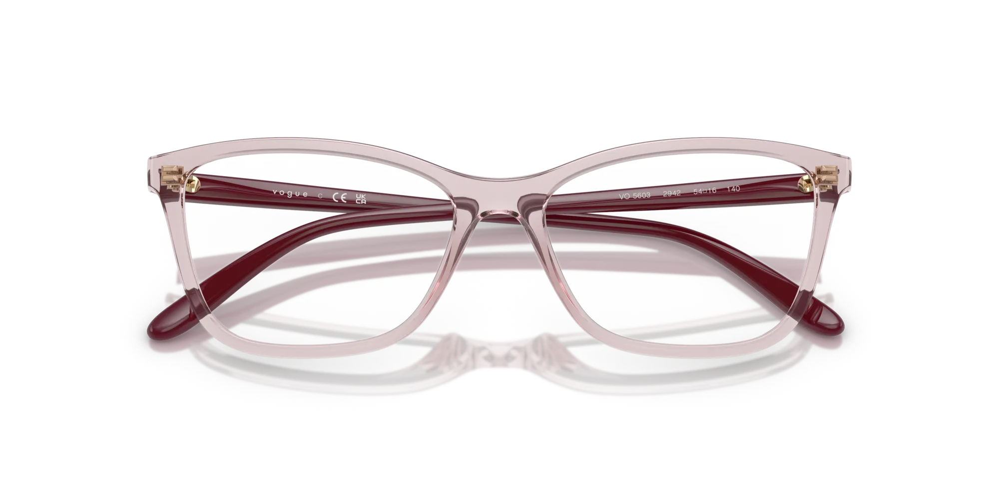 VOGUE EYEWEAR VO5603 2942 Montature da vista Nylon Rosa Farfalla Normale - immagine 2
