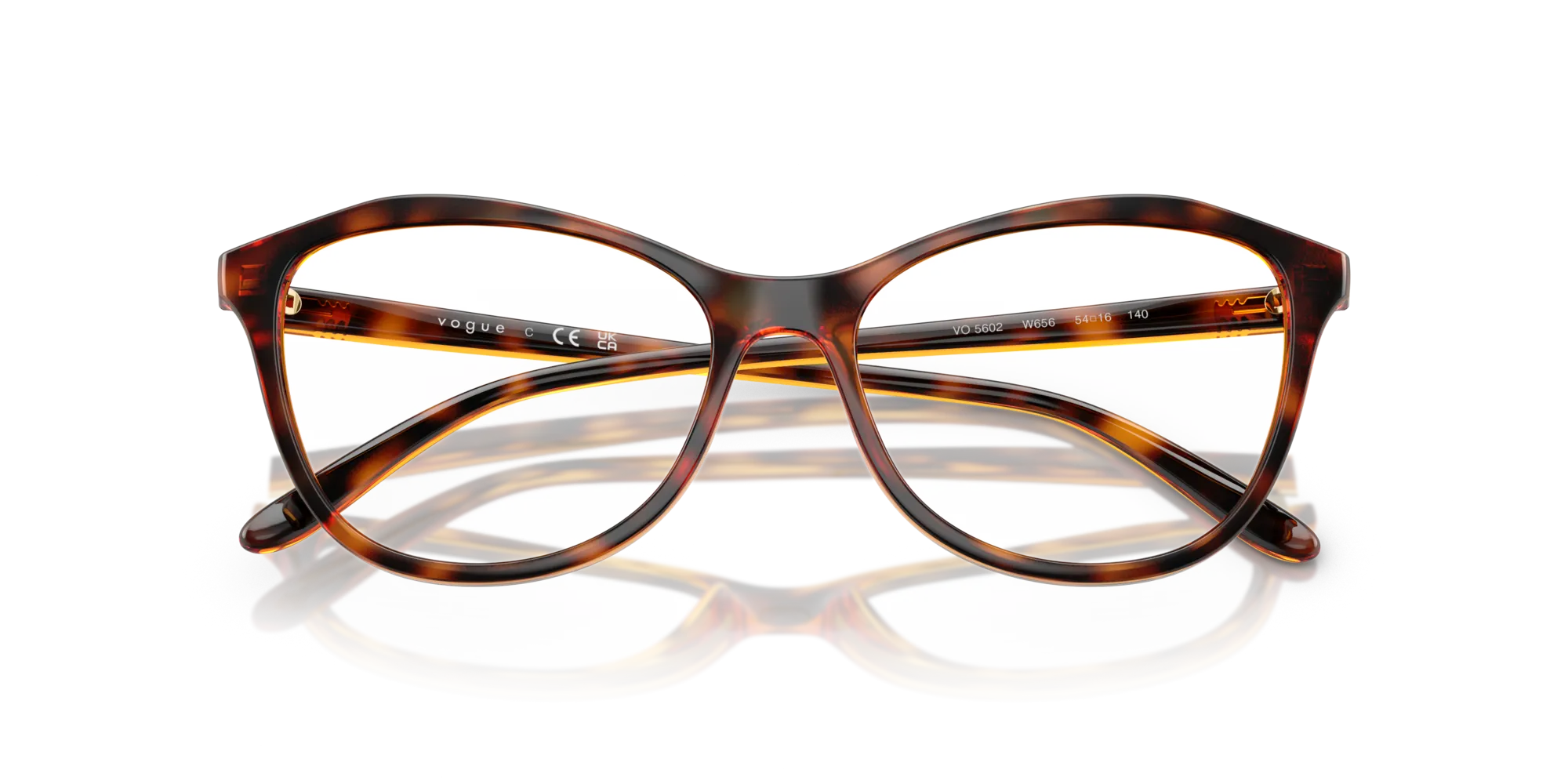VOGUE EYEWEAR VO5602 W656 Montature da vista Nylon Marrone Geometrica Normale - immagine 2