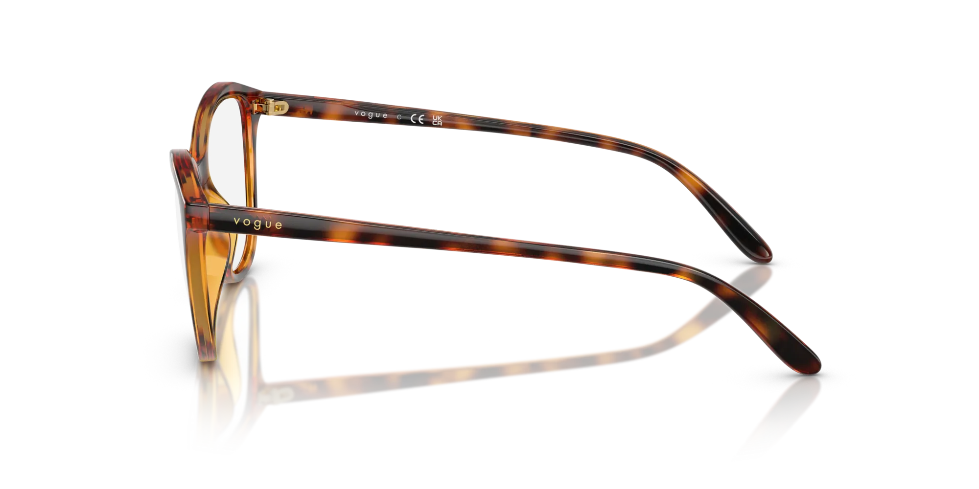 VOGUE EYEWEAR VO5602 W656 Montature da vista Nylon Marrone Geometrica Normale - immagine 4
