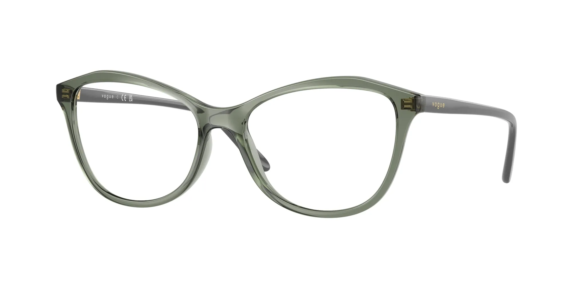 VOGUE EYEWEAR VO5602 3086 Montature da vista Nylon Verde Geometrica Normale - immagine 1