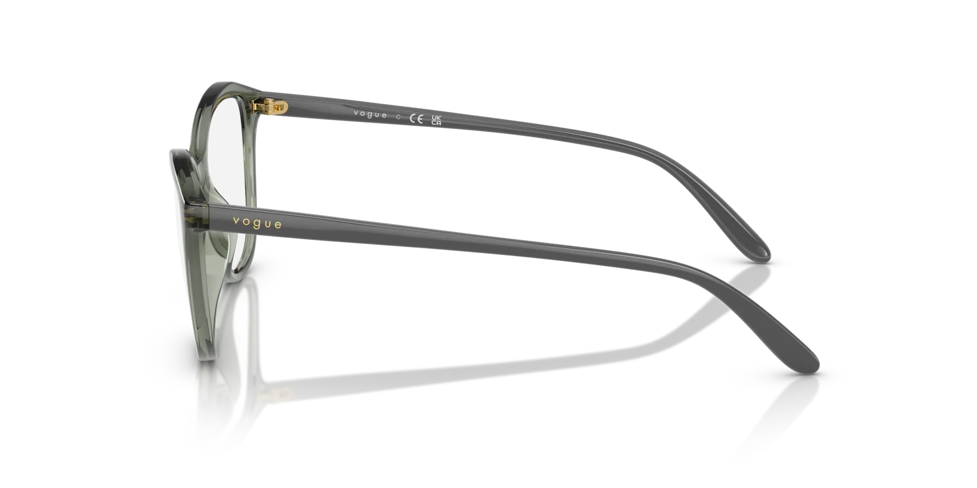 VOGUE EYEWEAR VO5602 3086 Montature da vista Nylon Verde Geometrica Normale - immagine 4