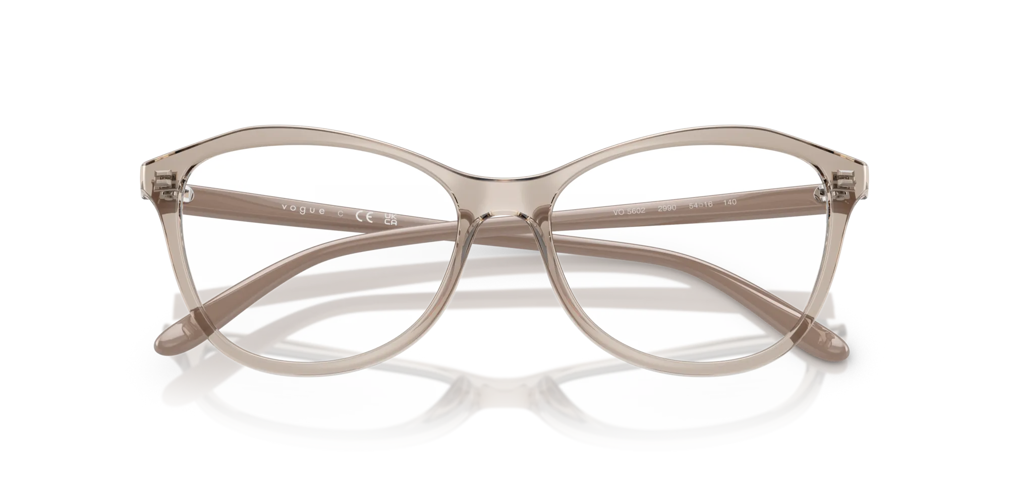VOGUE EYEWEAR VO5602 2990 Montature da vista Nylon Marrone Geometrica Normale - immagine 2