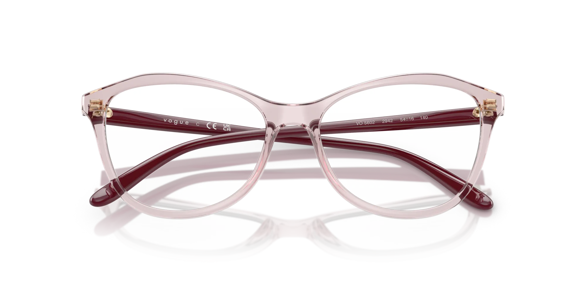 VOGUE EYEWEAR VO5602 2942 Montature da vista Nylon Rosa Geometrica Normale - immagine 2
