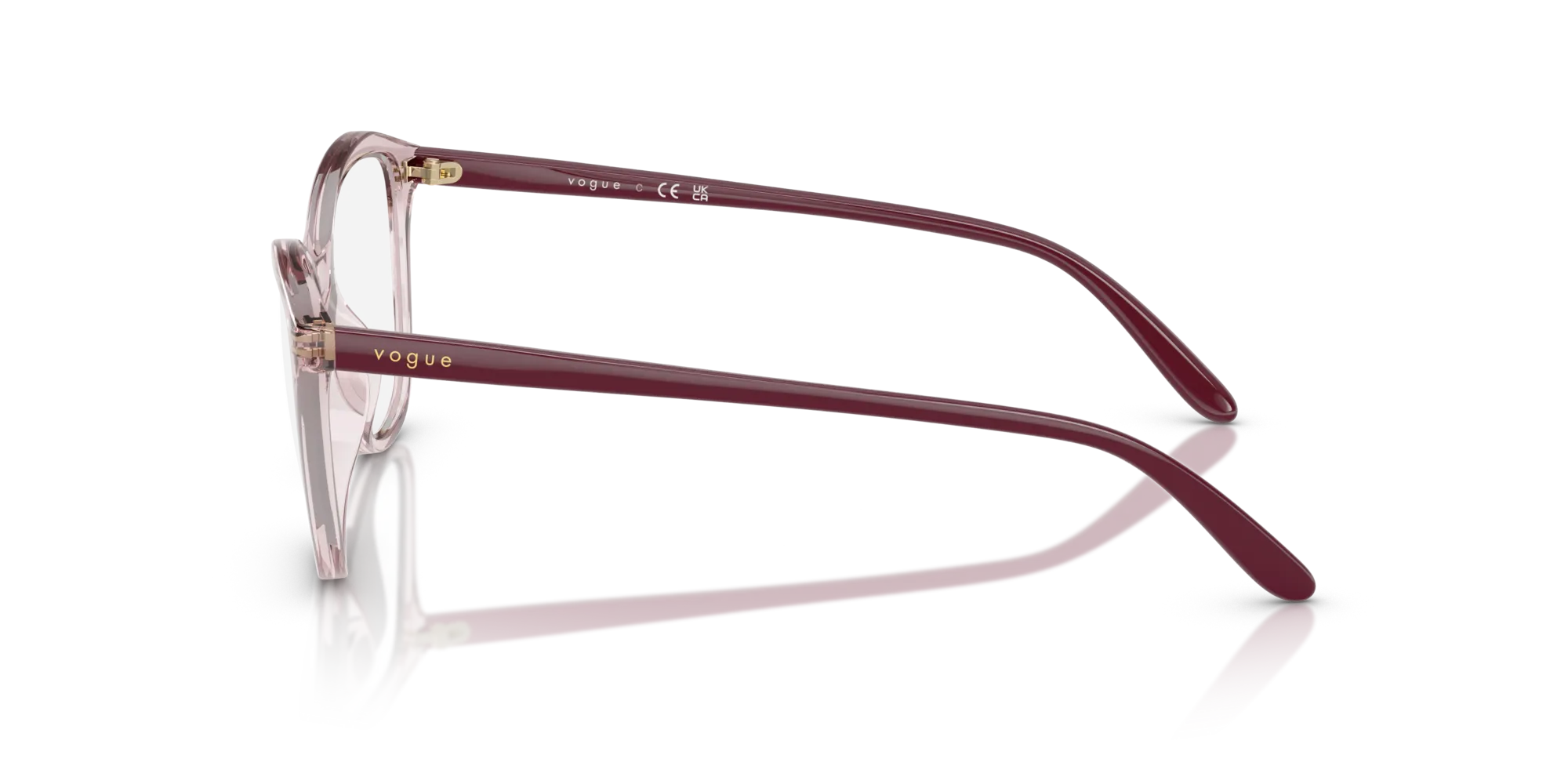 VOGUE EYEWEAR VO5602 2942 Montature da vista Nylon Rosa Geometrica Normale - immagine 4