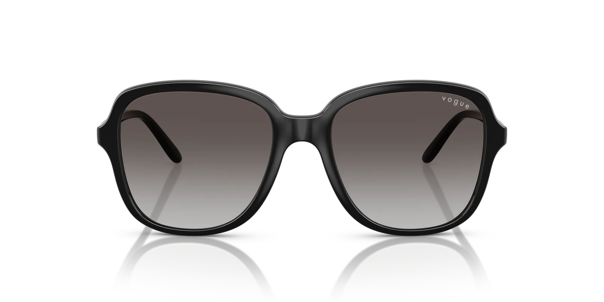 VOGUE EYEWEAR VO5601S W44/8G Occhiali da sole Nylon Nero Grigio Squadrata Normale Sfumato - immagine 3