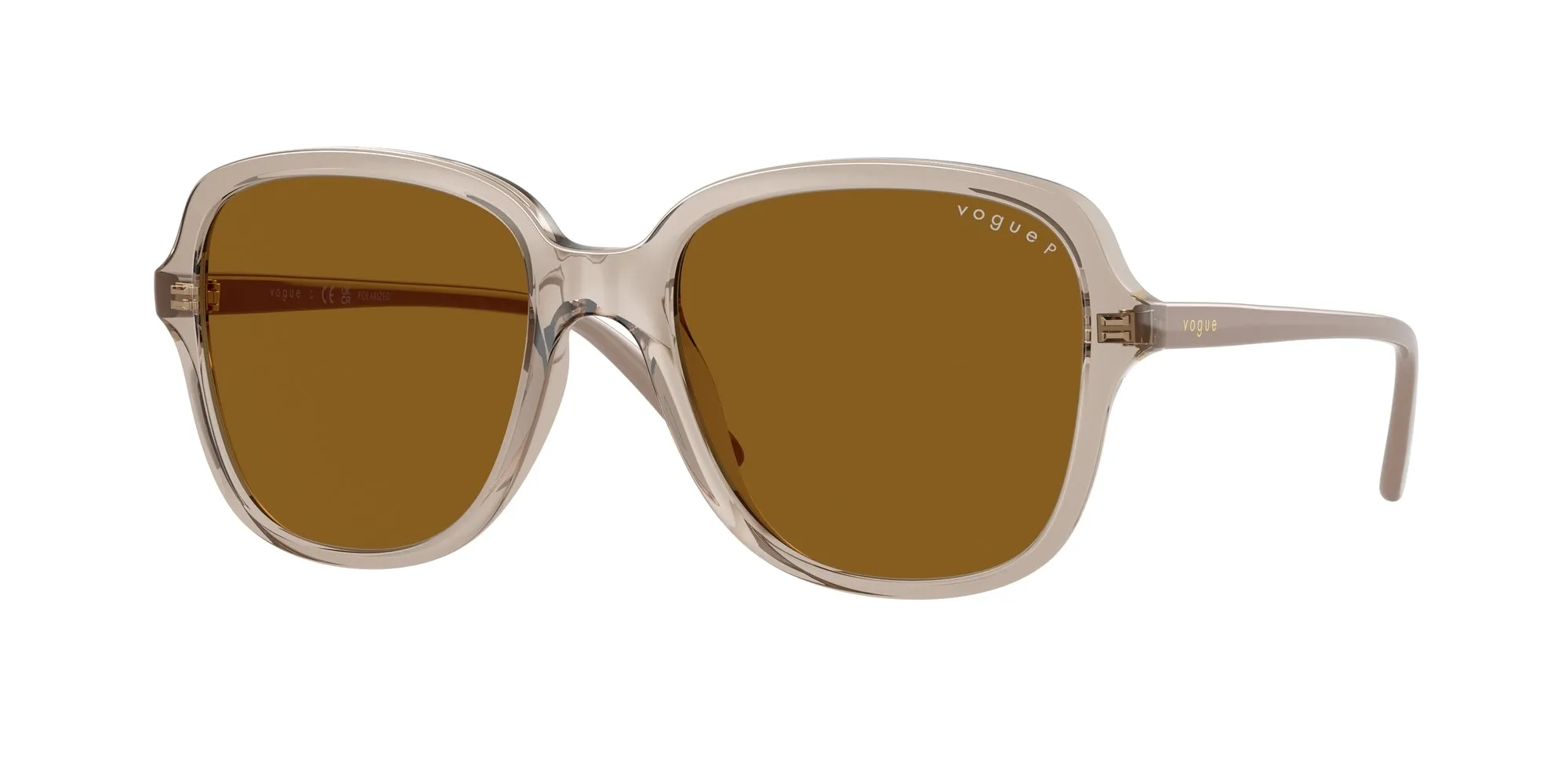 VOGUE EYEWEAR VO5601S 299083 Occhiali da sole Nylon Marrone Marrone Squadrata Polarizzata - immagine 1
