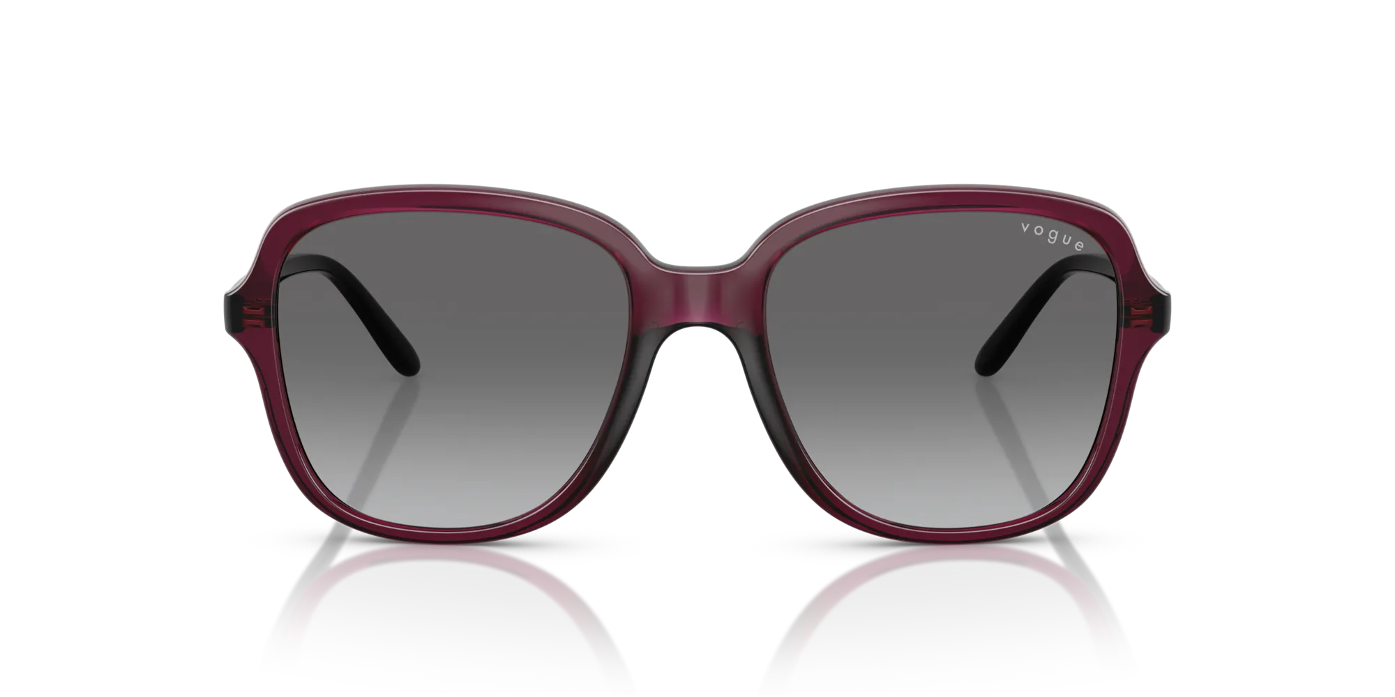 VOGUE EYEWEAR VO5601S 298911 Occhiali da sole Nylon Viola Grigio Squadrata Normale Sfumato - immagine 3