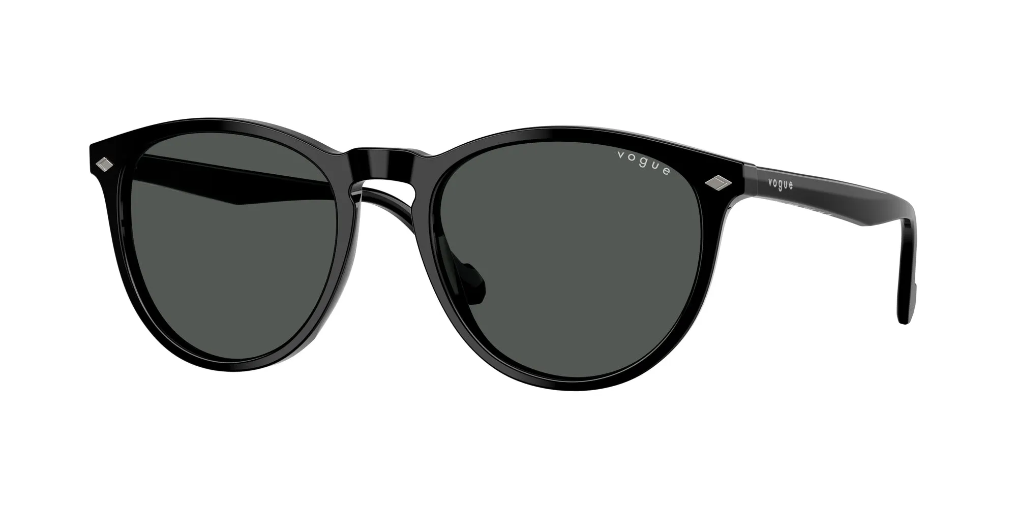 VOGUE EYEWEAR VO5599S W44/87 Occhiali da sole Acetato Nero Grigio Pantos Normale - immagine 1